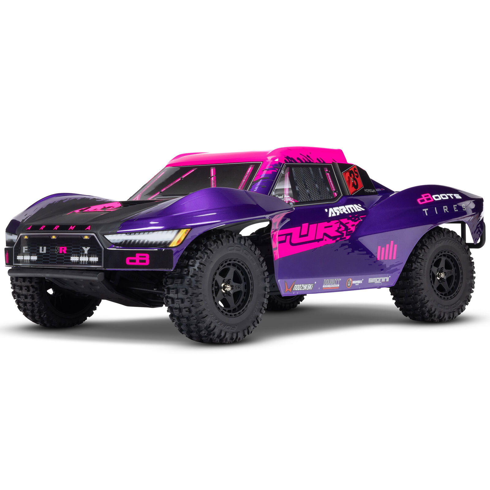 ARRMA 1:10 FURY 223S DSC 2WD RTR Brushless Short Course Truck-ARA3521T1/ARA3521T2