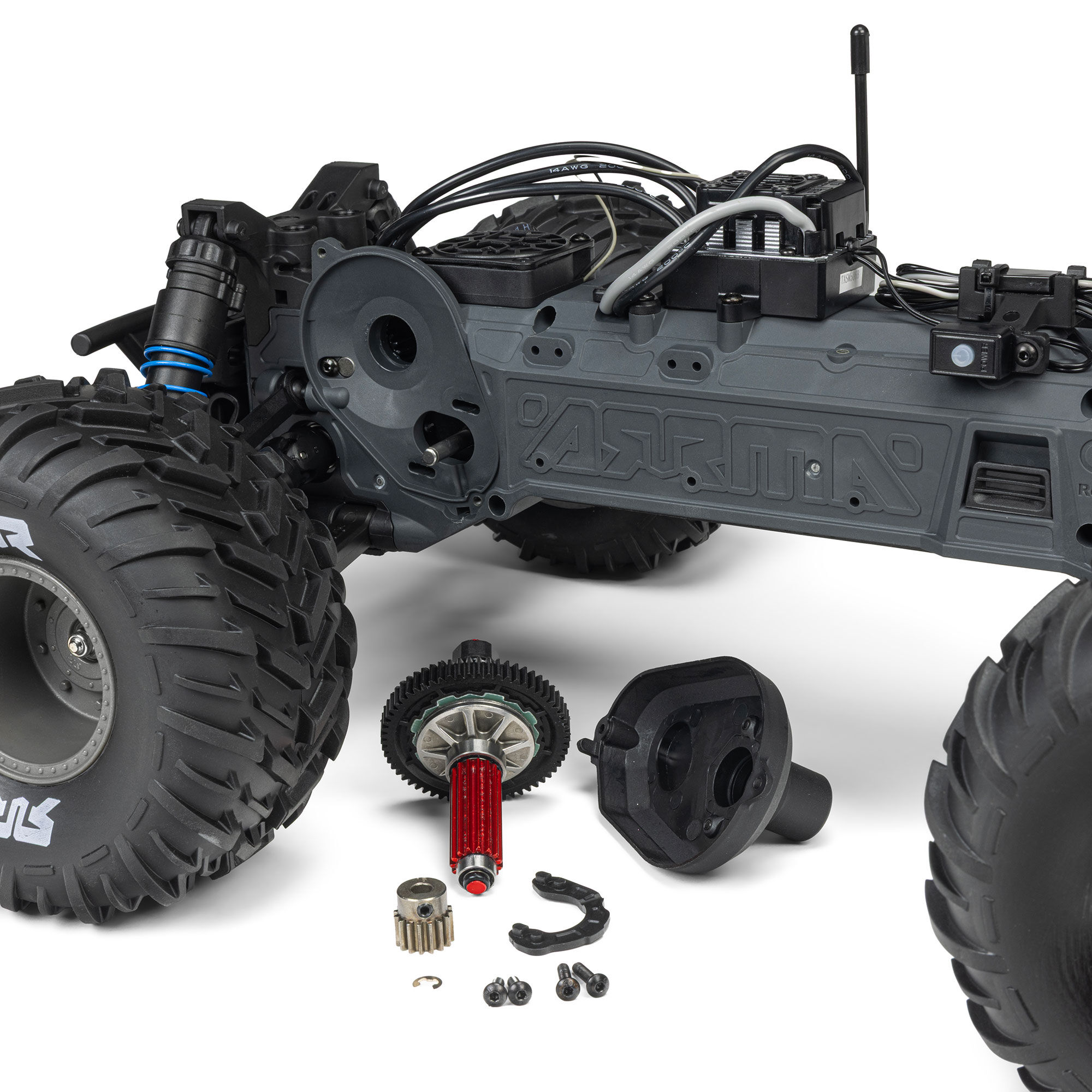 ARRMA 1/10 FREEDOM FLYER 223S 2WD RTR Brushless Monster Truck (Battery & Charger Included), White-ARA3530SFFT1