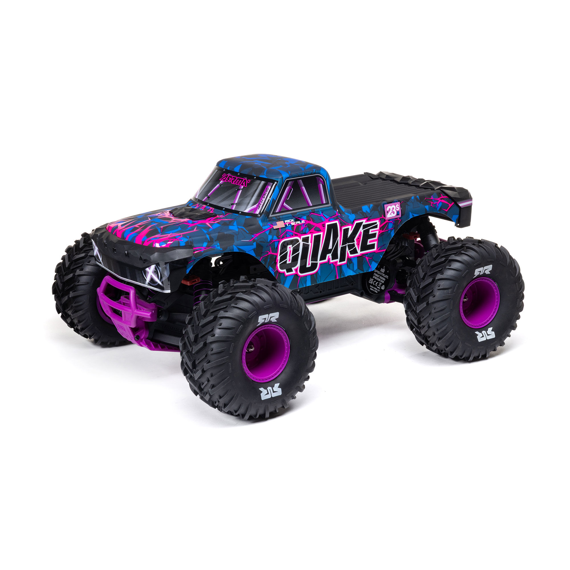 ARRMA 1/10 QUAKE 223S DSC 2WD RTR Brushless Monster Truck Multiple Colors-PRO362200
