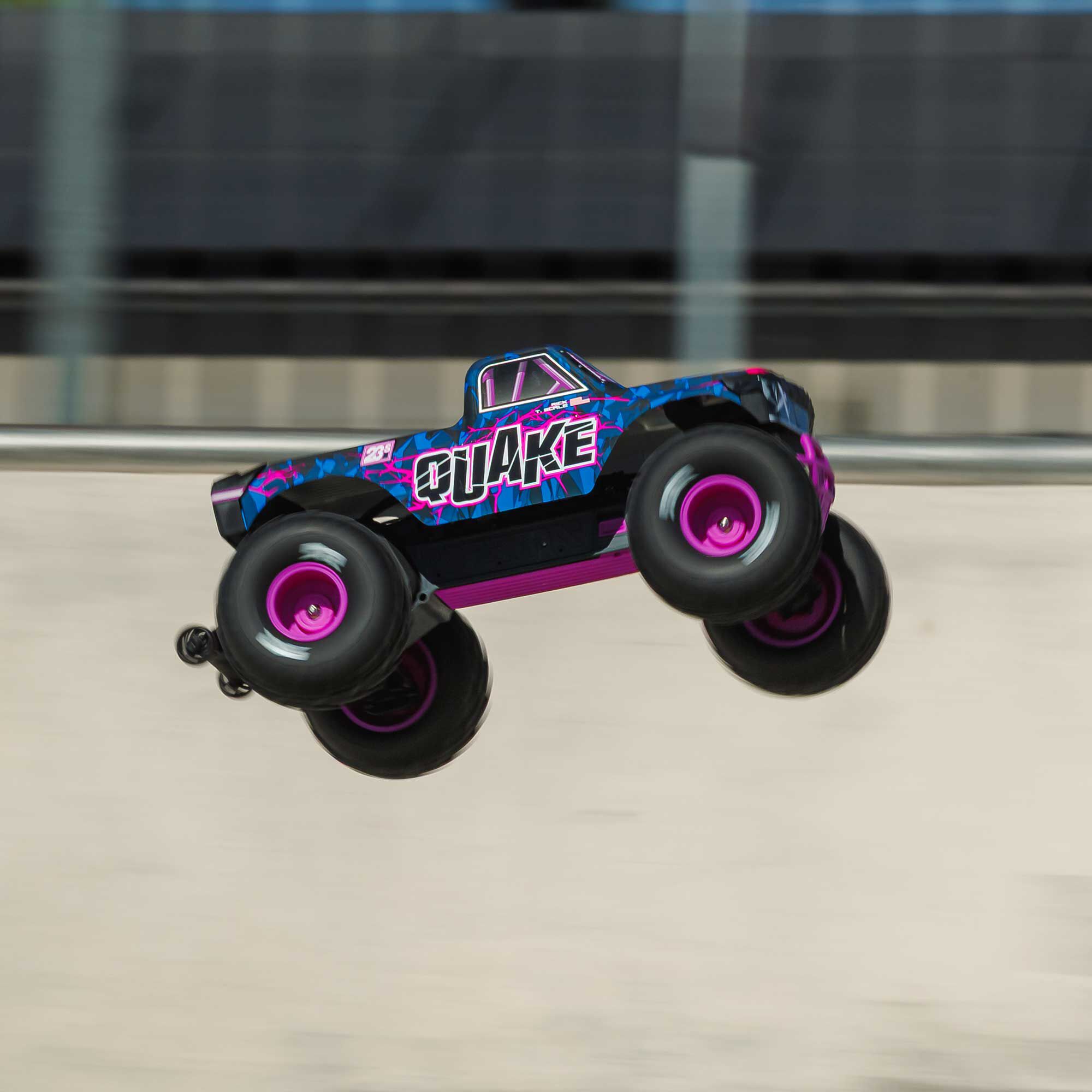 ARRMA 1/10 QUAKE 223S DSC 2WD RTR Brushless Monster Truck Multiple Colors-PRO362200