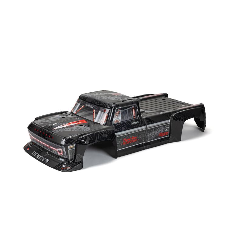 ARRMA 1/5 OUTCAST 8S Painted Decaled Trimmed Body Black-ARA409012
