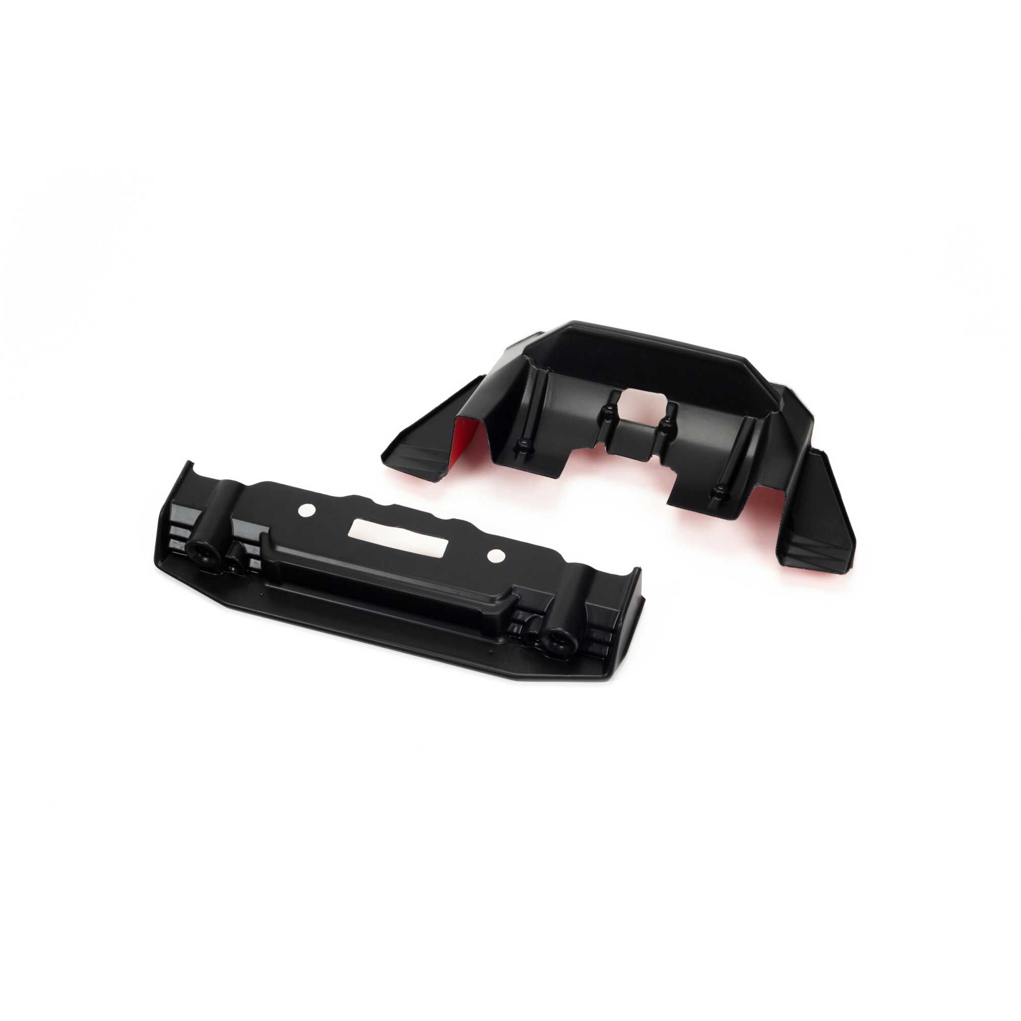ARRMA FELONY Painted Splitter & Diffuser Black/Red-ARA410008