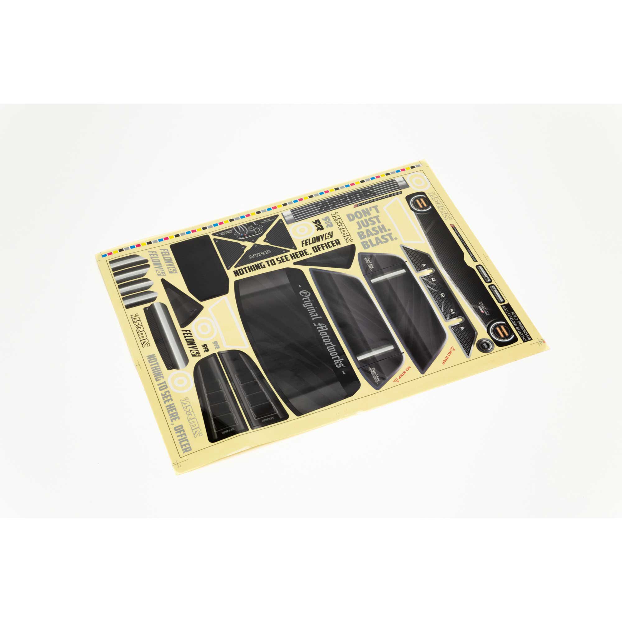 ARRMA FELONY 6S BLX Trimmed Body (Clear)-ARA410011