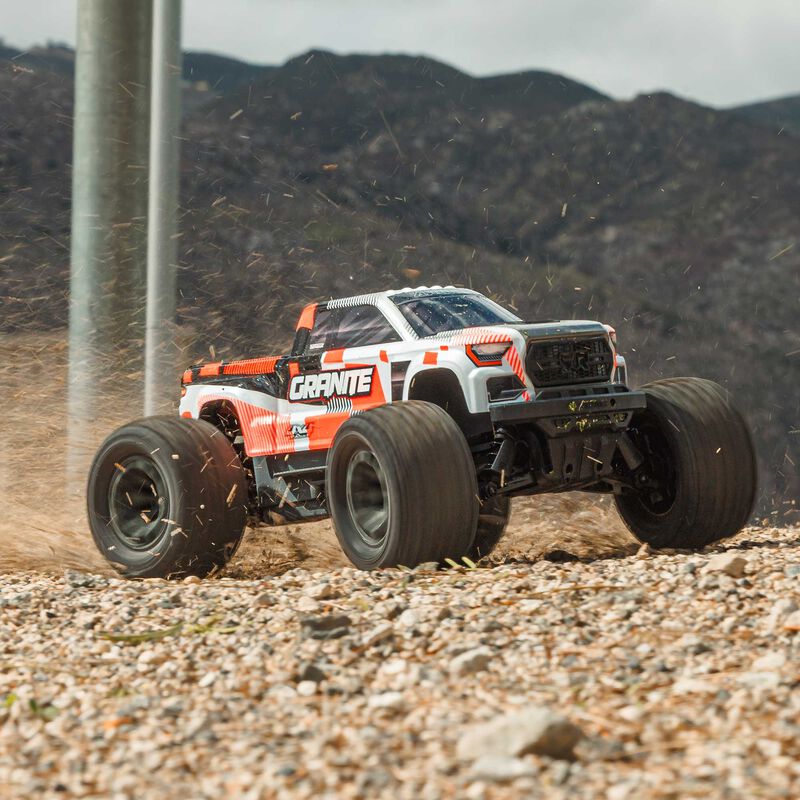 ARRMA 1/10 GRANITE MEGA 665 4X4 RTR Brushed Monster Truck, Green