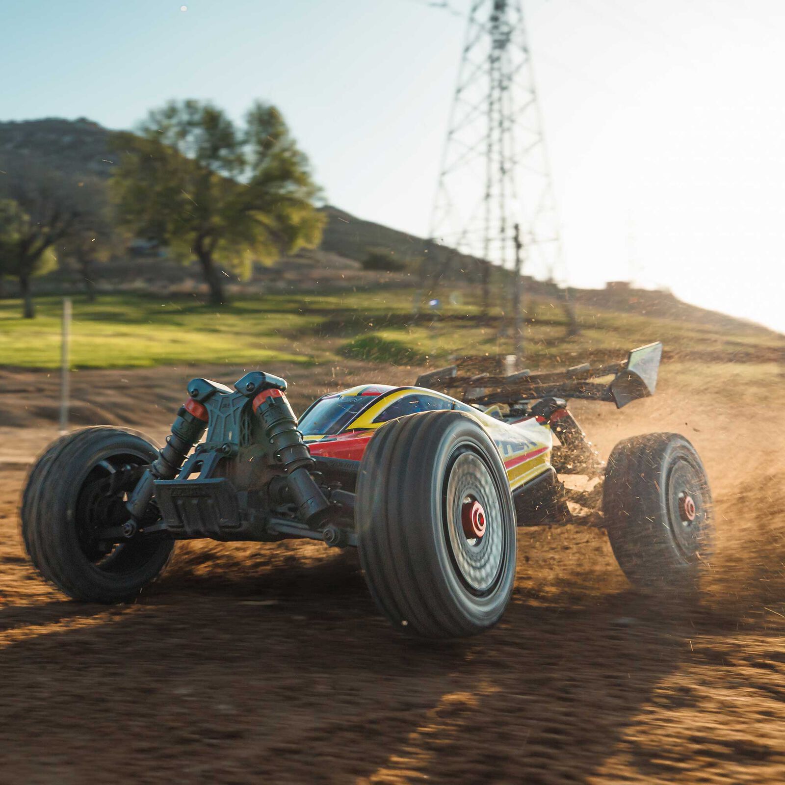 1/8 TYPHON MEGA 665 4X4 RTR Brushed Buggy, Blue