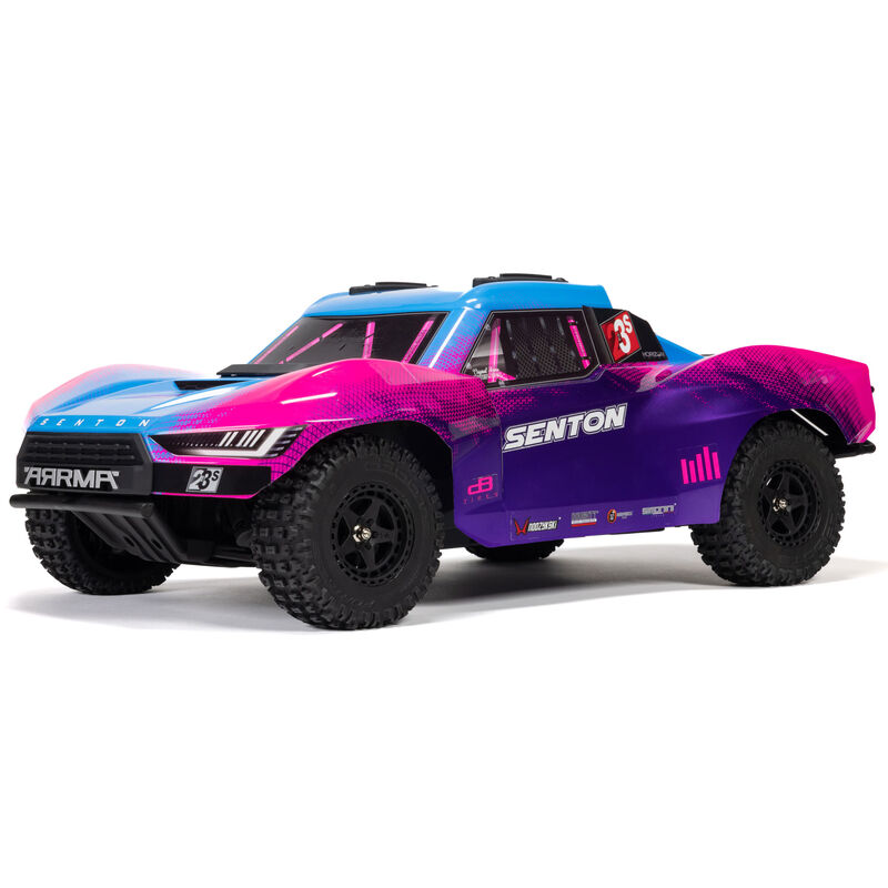 ARRMA 1:10 SENTON 223S DSC 4X4 RTR Brushless Short Course Truck, Red