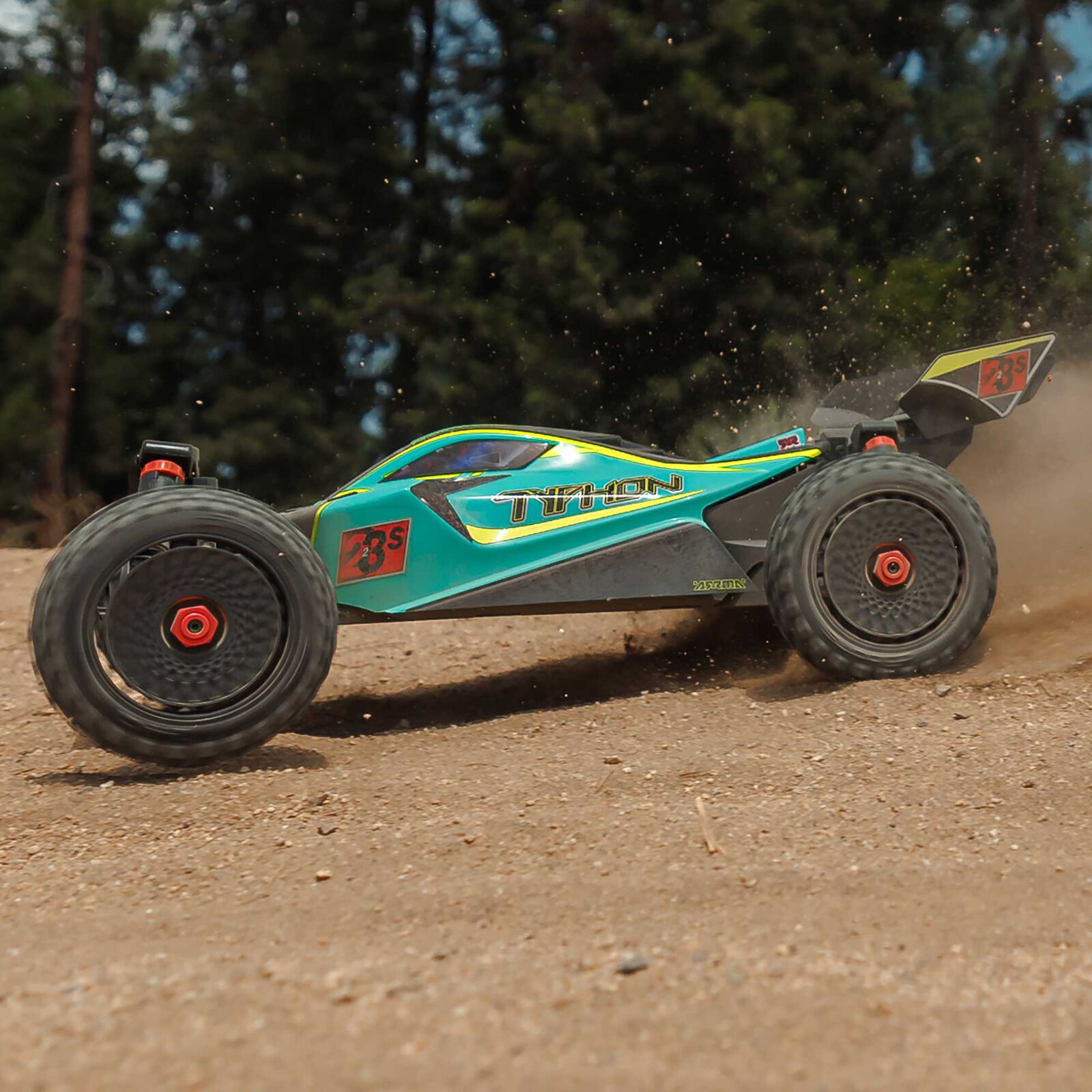 1/8 TYPHON 223S DSC 4X4 RTR Brushless Buggy, Red