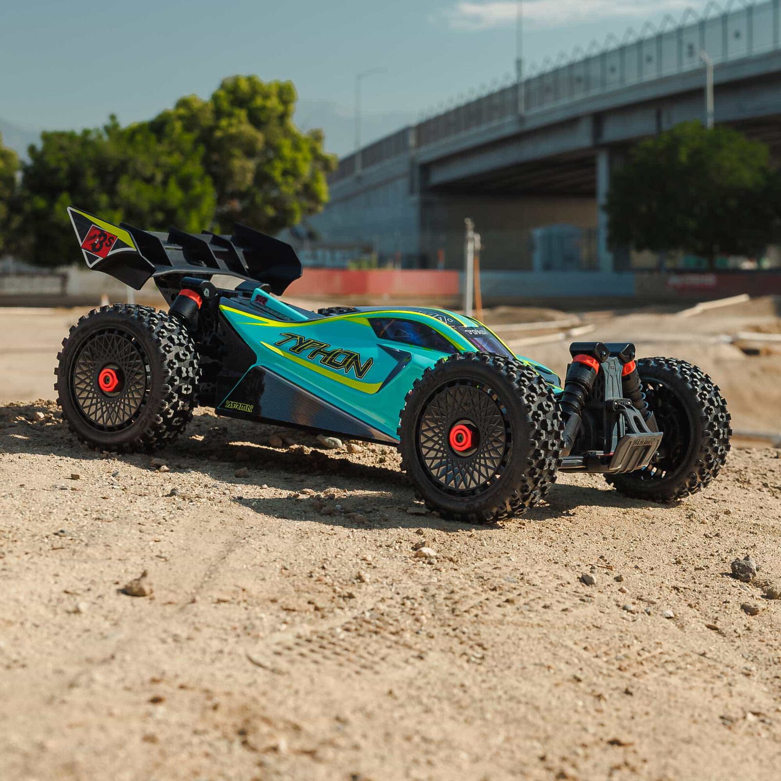 1/8 TYPHON 223S DSC 4X4 RTR Brushless Buggy, Red