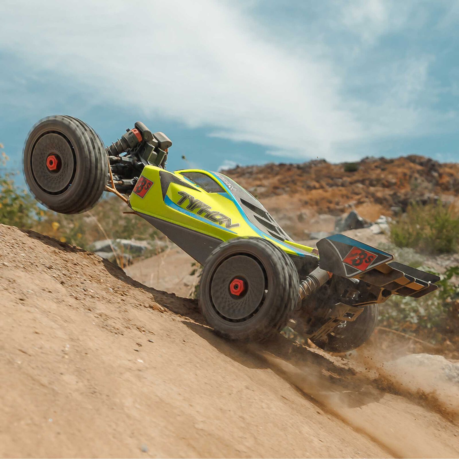 1/8 TYPHON 223S DSC 4X4 RTR Brushless Buggy, Red