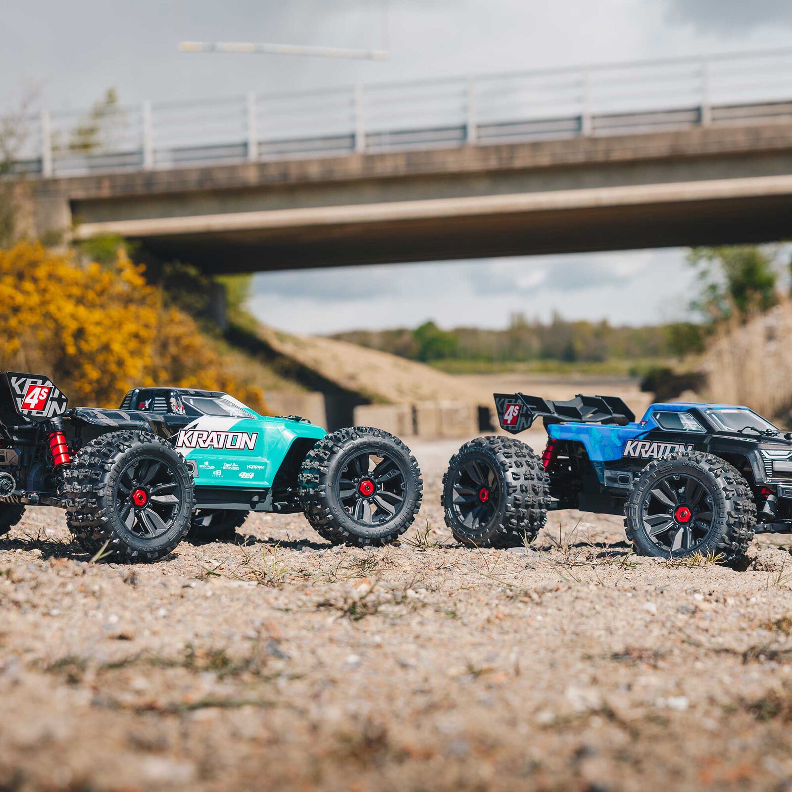Arrma 1/18 In Stock 1/10 KRATON 4S 4X4 RTR Brushless Speed Truck, Red（Ships within 5-7 days）