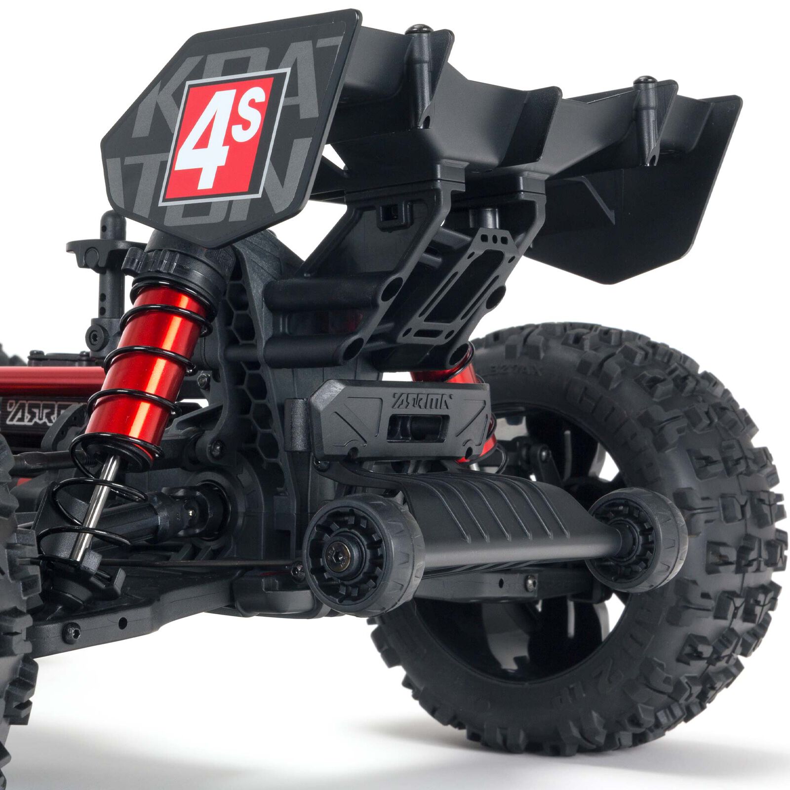 Arrma 1/18 In Stock 1/10 KRATON 4S 4X4 RTR Brushless Speed Truck, Red（Ships within 5-7 days）