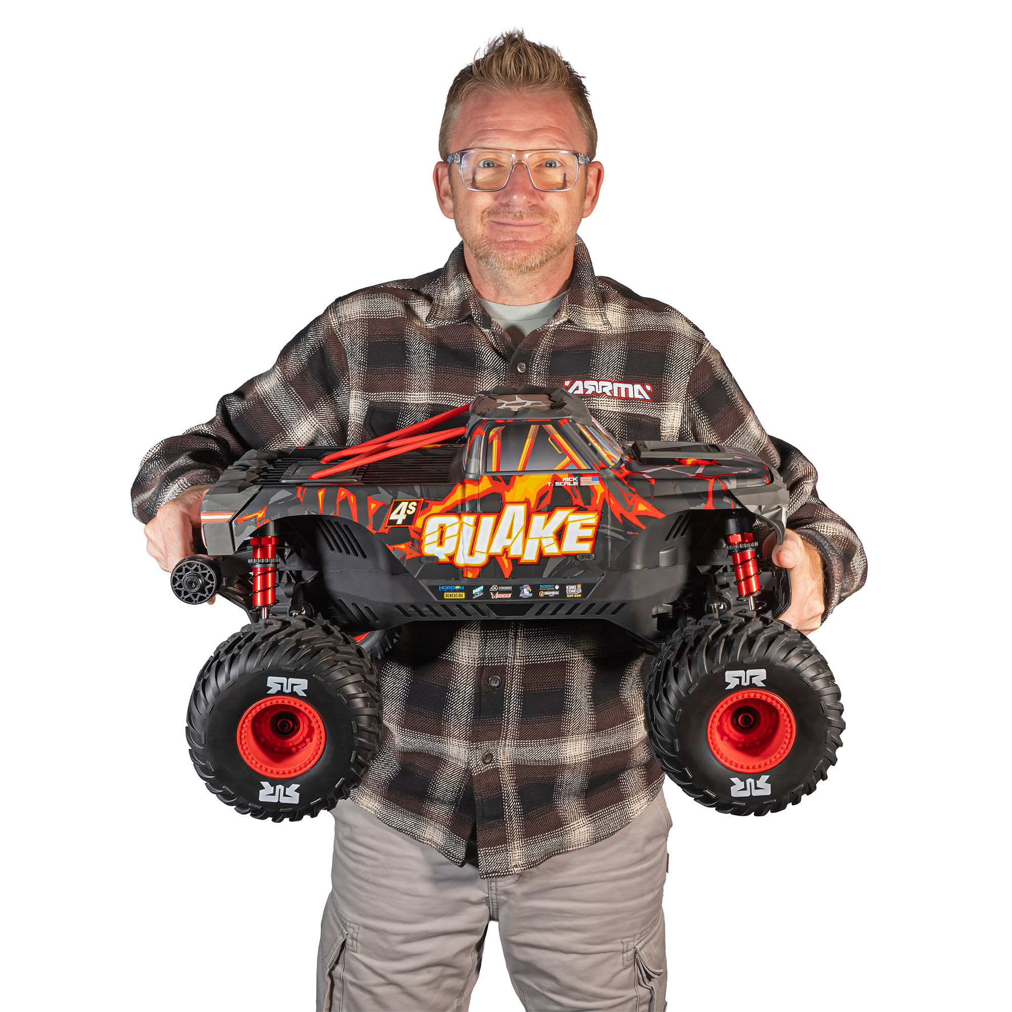 ARRMA 1:8 QUAKE 4S DSC 4X4 RTR Brushless Monster Truck-ARA4437T1