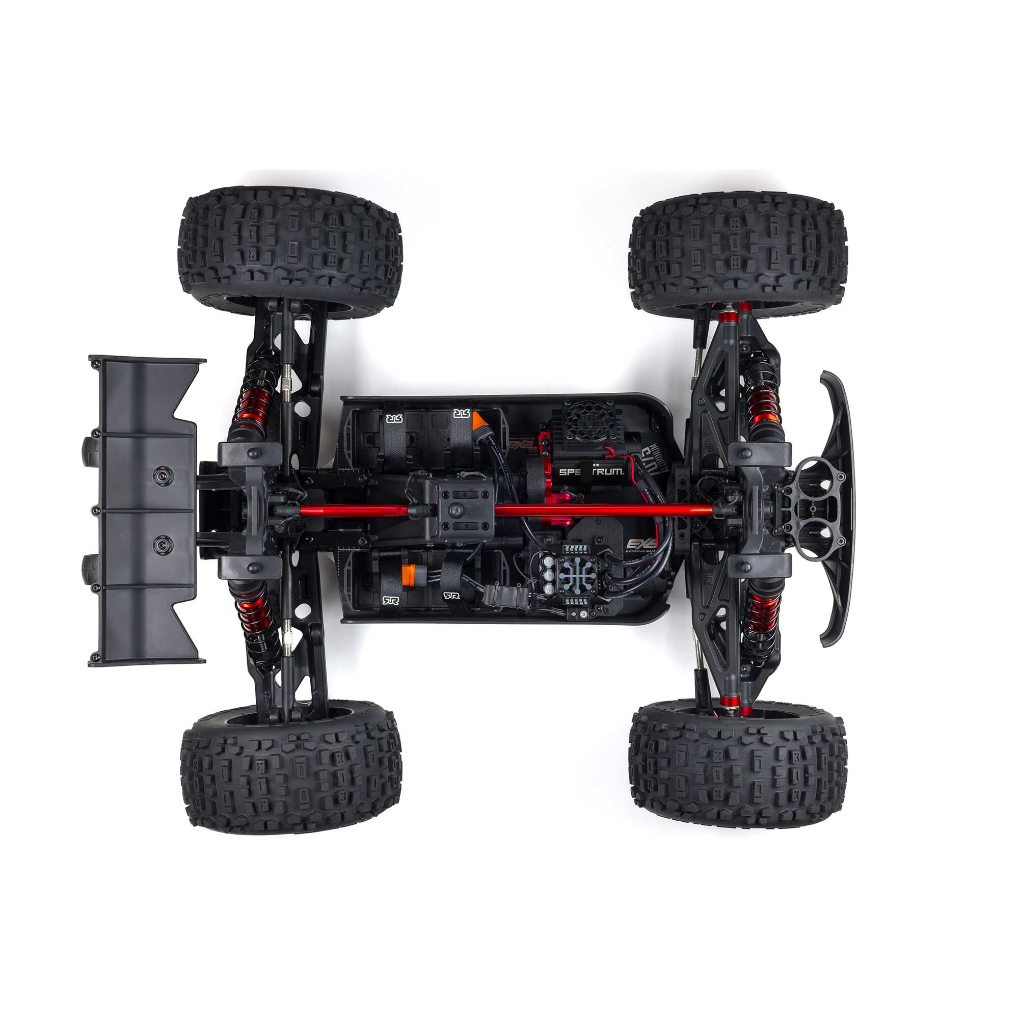 ARRMA 1:5 OUTCAST 8S EXB AVC 4X4 RTR Brushless Stunt Truck, Black-ARA5810V2T1