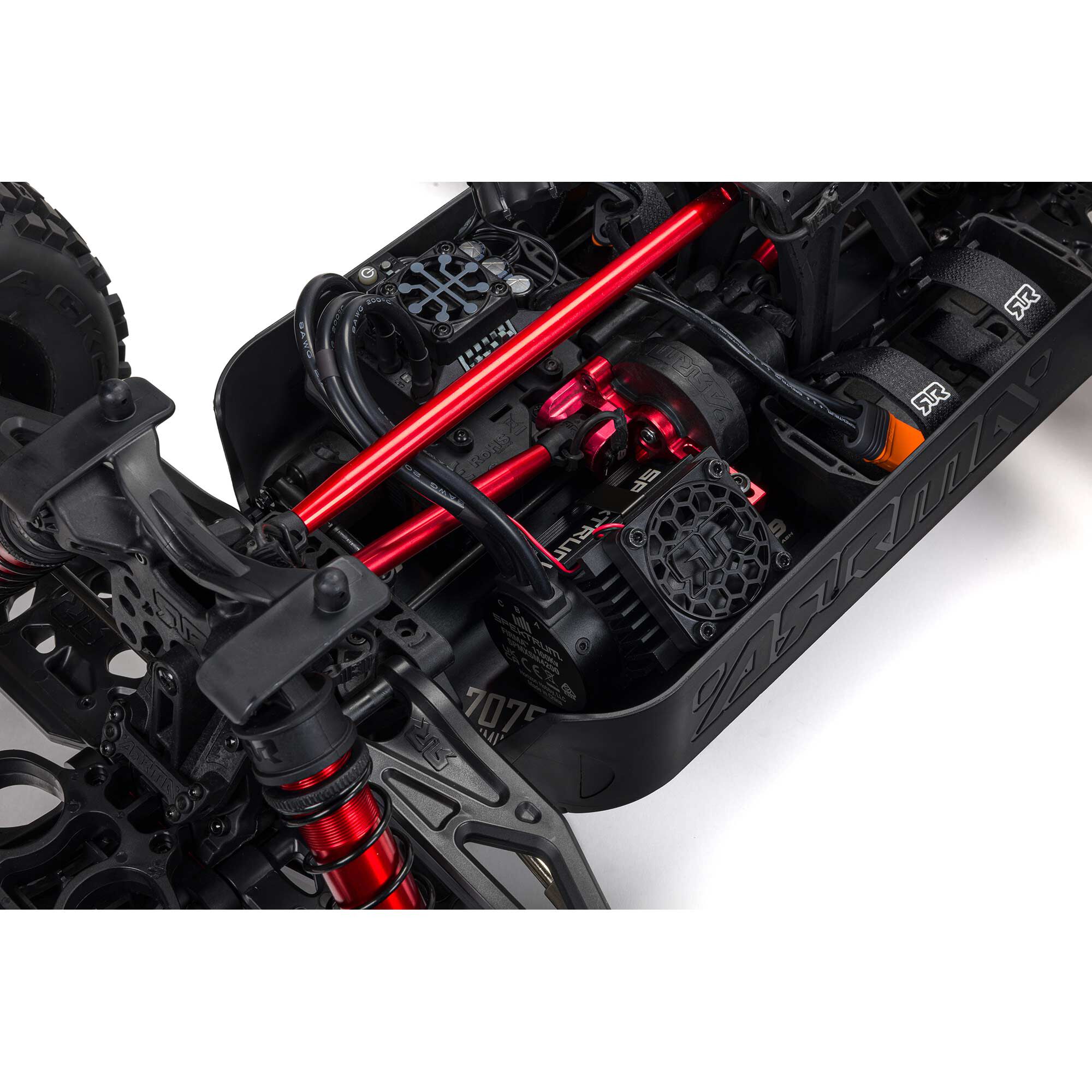 ARRMA 1:5 OUTCAST 8S EXB AVC 4X4 RTR Brushless Stunt Truck, Black-ARA5810V2T1