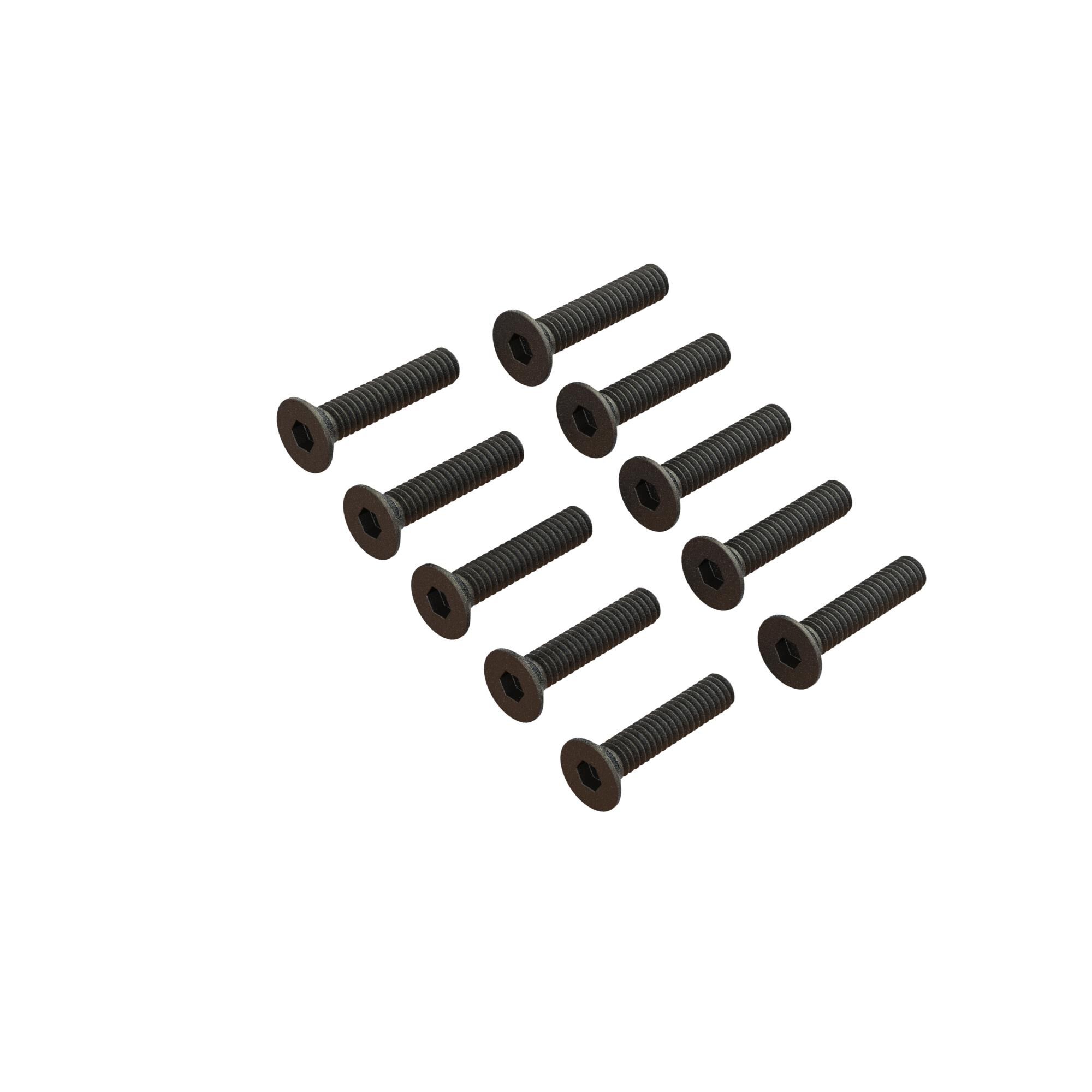 ARRMA Flat Head Screw M2x10mm (10)-ARA702009