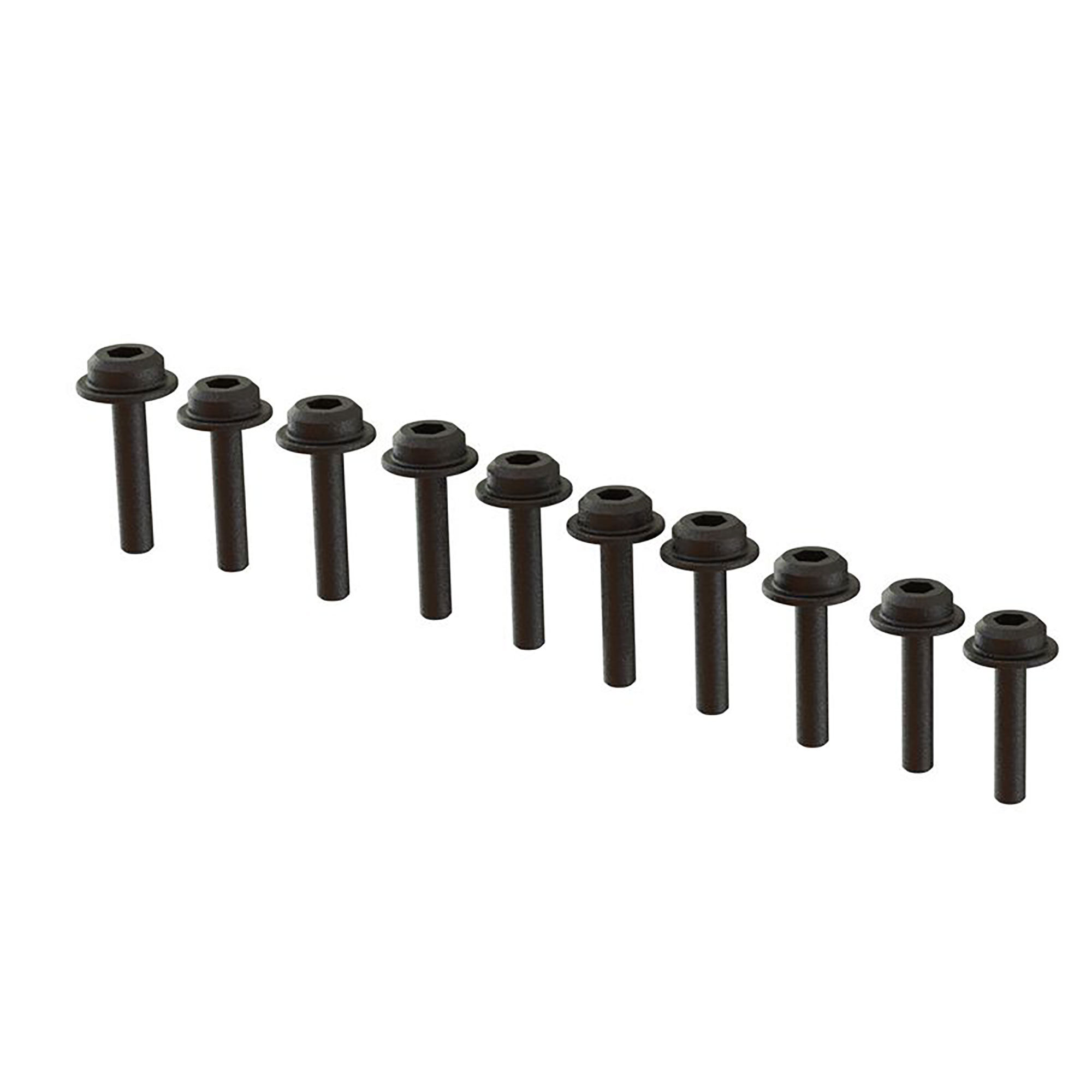 ARRMA Flanged Cap Head Screw M2x12mm (10)-ARA702014