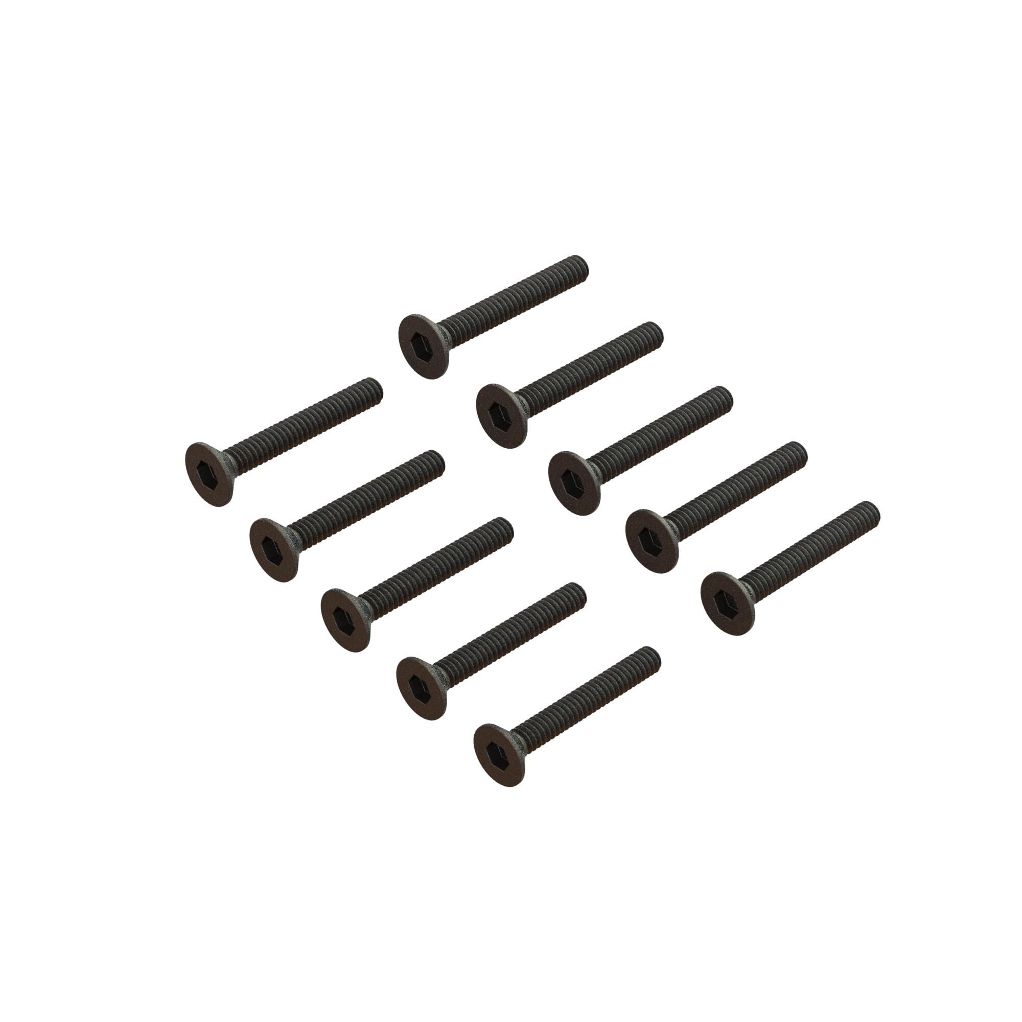 ARRMA Flat Head Screw M1.6x12mm (10)-ARA702018