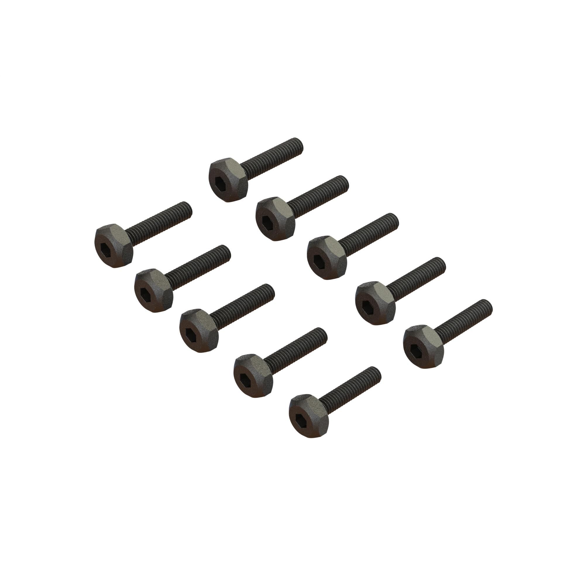 ARRMA M2.5x12mm 5.5mm Hex Head (10)-ARA702019