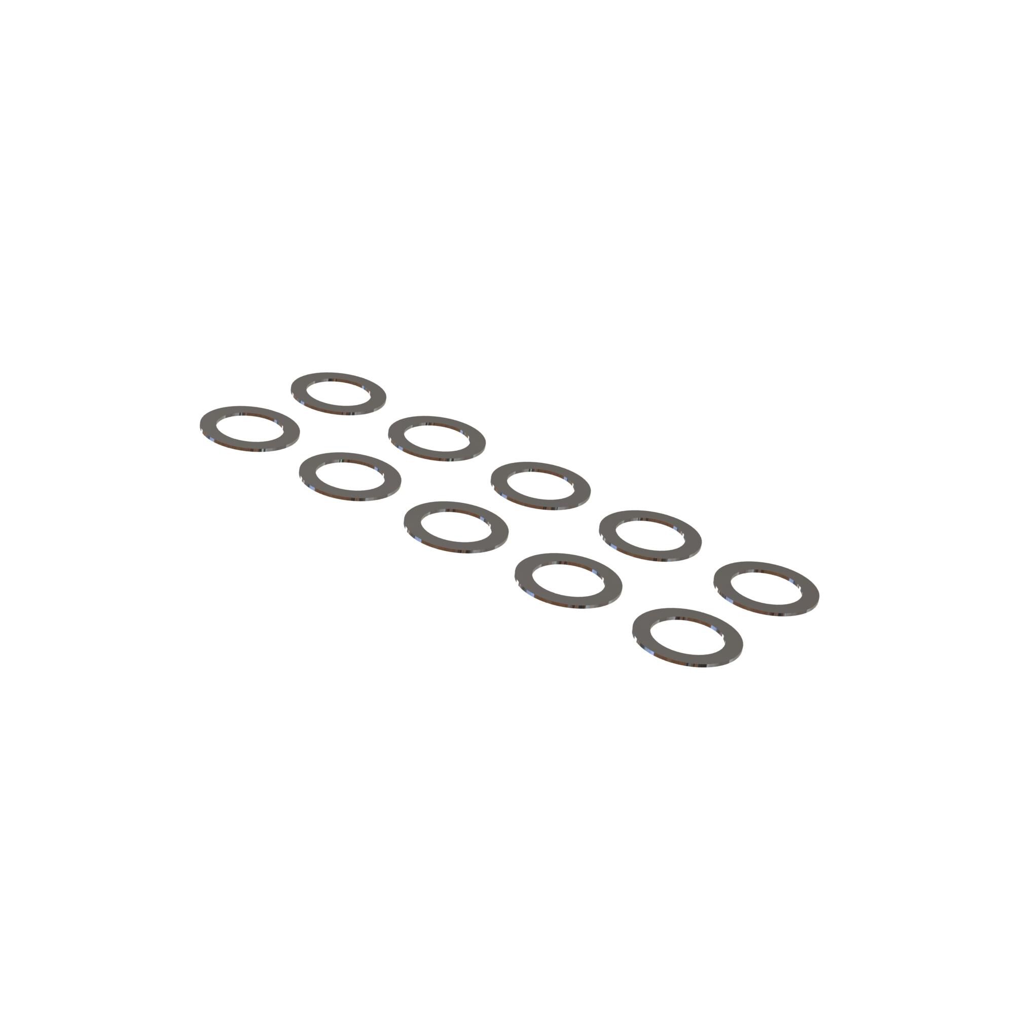 ARRMA Shim 10.2x15x0.5mm (10)-ARA709067