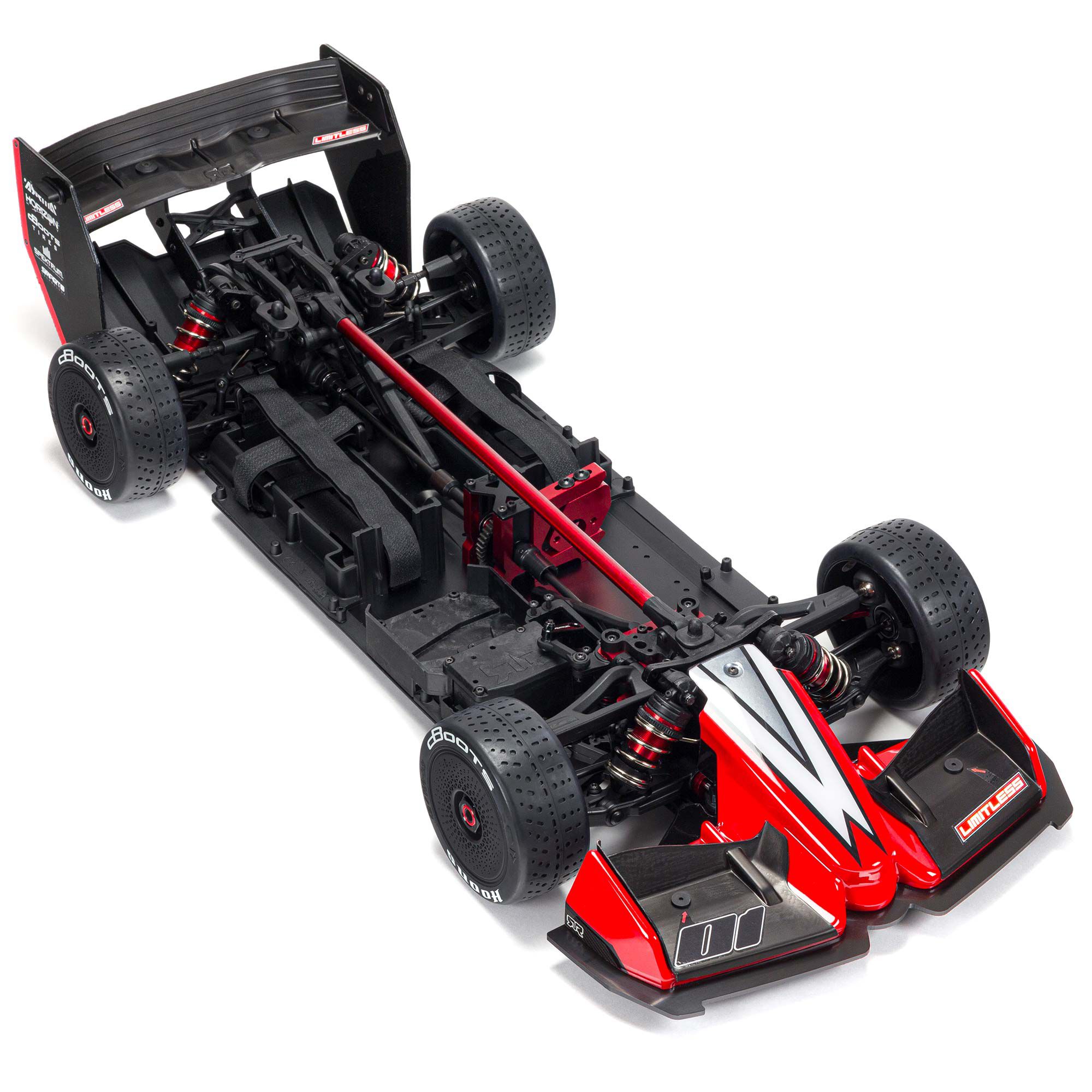 ARRMA 1/7 LIMITLESS 6S 4X4 Roller Brushless Street Speed, Clear-ARA7116V2