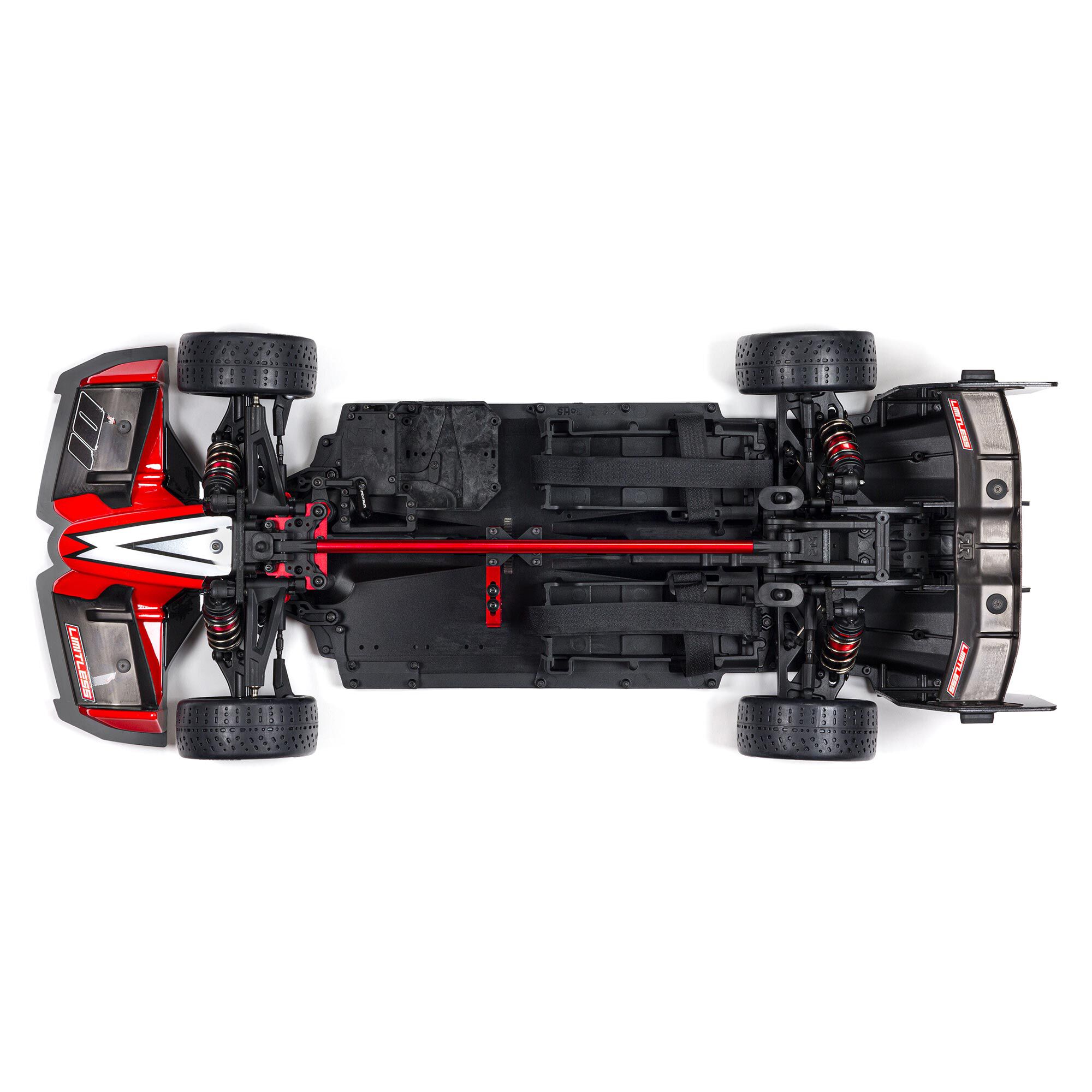 ARRMA 1/7 LIMITLESS 6S 4X4 Roller Brushless Street Speed, Clear-ARA7116V2