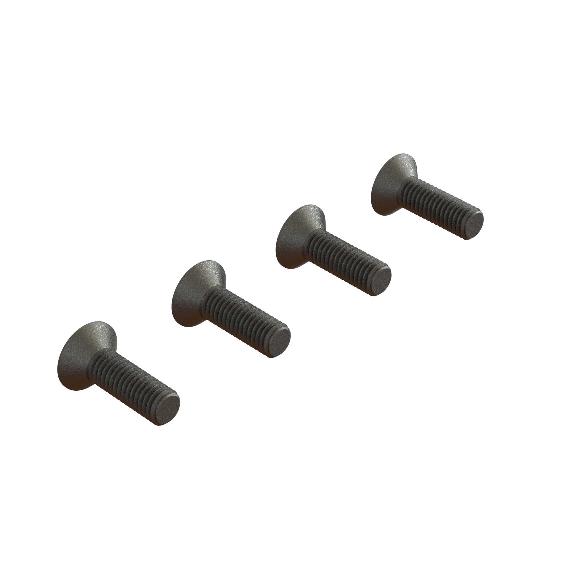 ARRMA Flat Head Hex Machine Screw, M5x16mm (4)-ARA722516