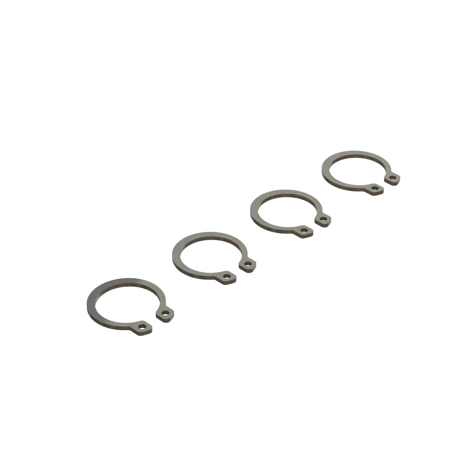 ARRMA C Clip, 15mm (4)-ARA729000