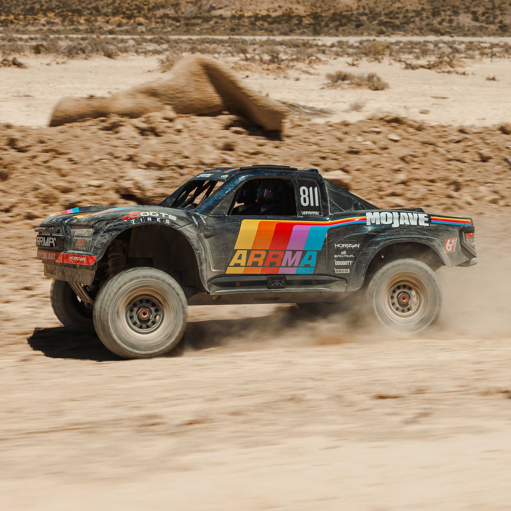 ARRMA 1/7 MOJAVE 6S 4X4 RTR Brushless Desert Truck, Blue