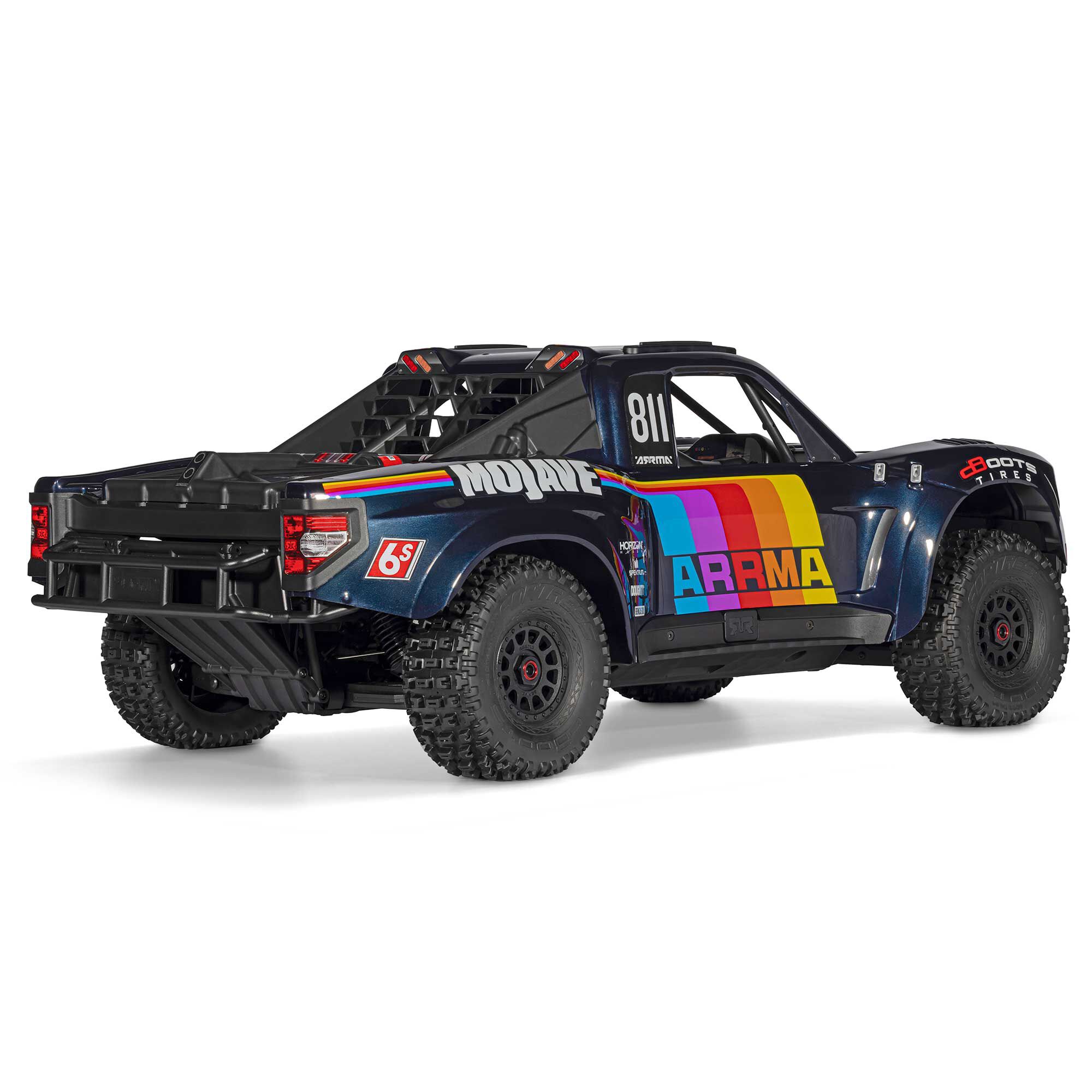 ARRMA 1/7 MOJAVE 6S 4X4 RTR Brushless Desert Truck, Blue