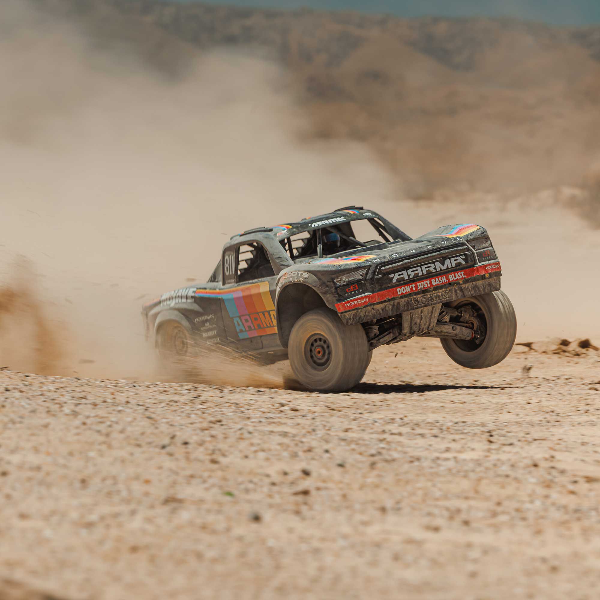 ARRMA 1/7 MOJAVE 6S 4X4 RTR Brushless Desert Truck, Blue