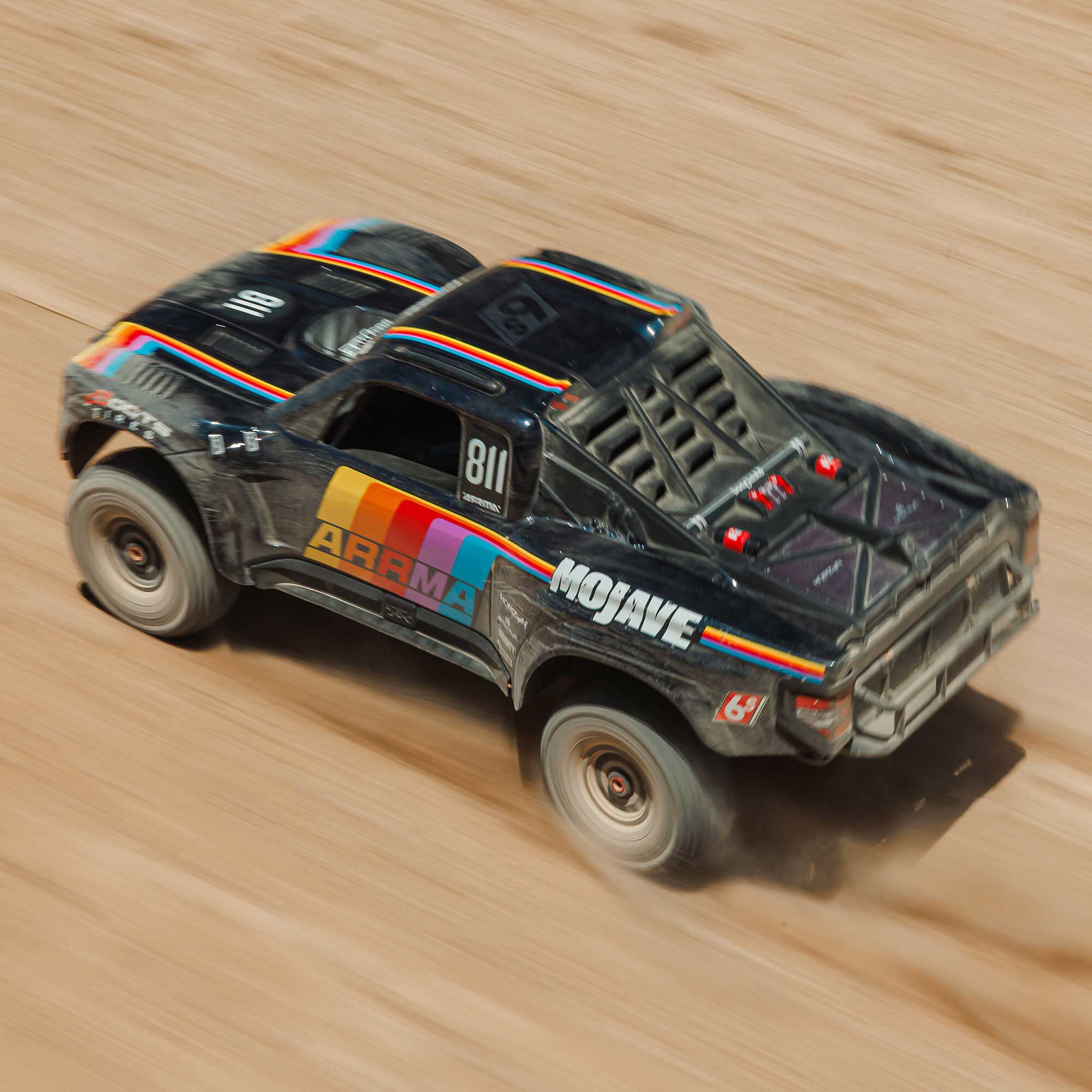 ARRMA 1/7 MOJAVE 6S 4X4 RTR Brushless Desert Truck, Blue
