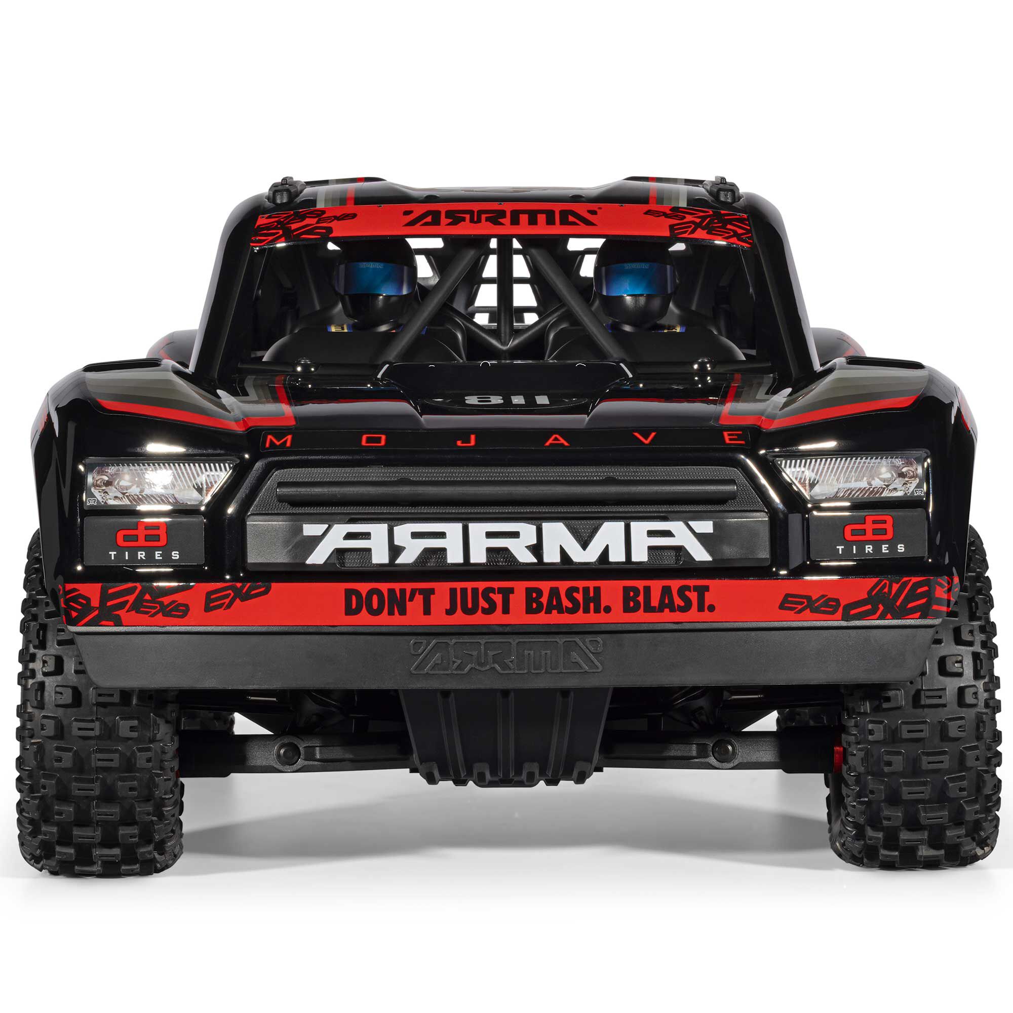 ARRMA 1:7 MOJAVE 6S EXB 4X4 RTR Brushless Desert Truck, Black-ARA7704V3T1