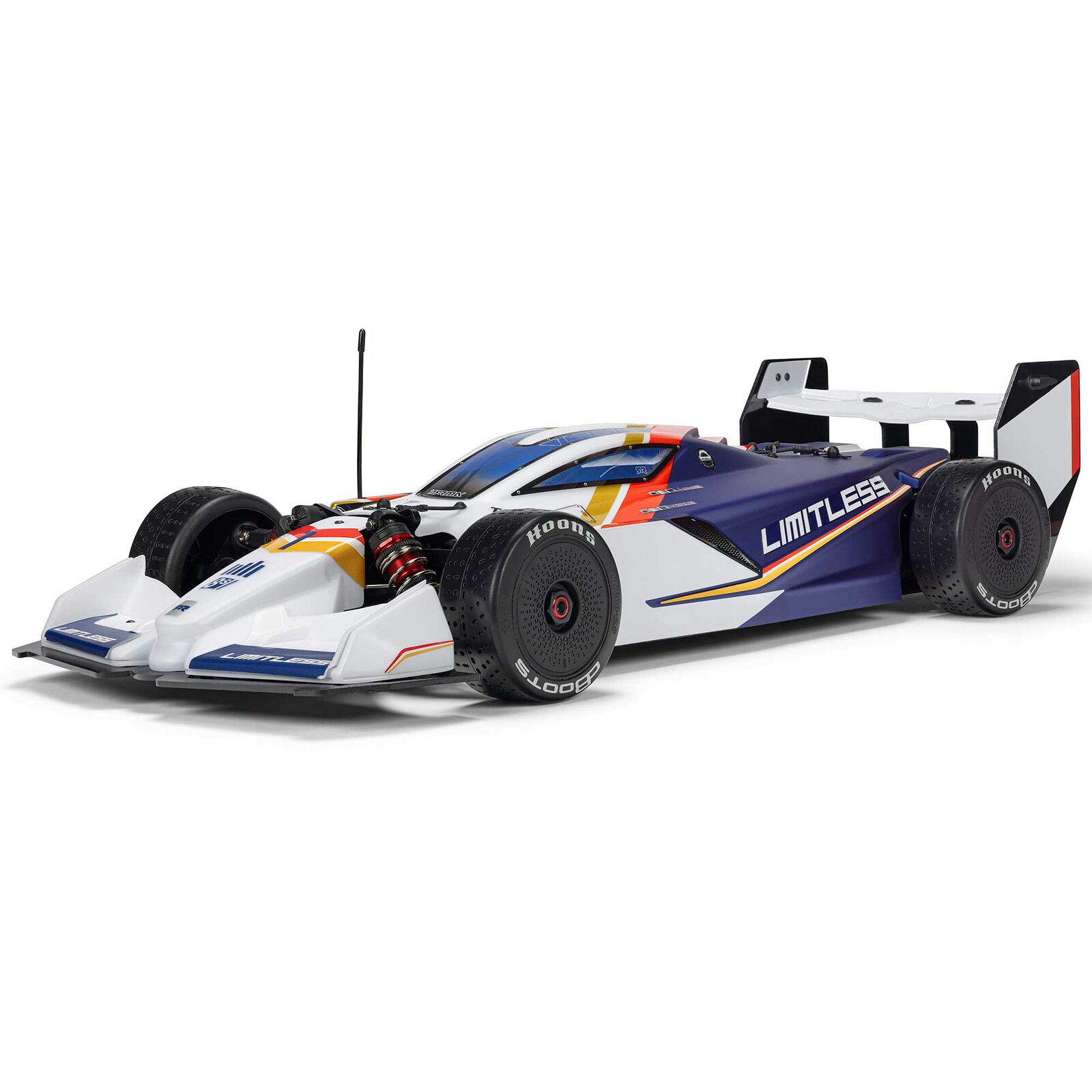 1/7 LIMITLESS 8S AVC 4X4 RTR Brushless Street Speed, Red/Black