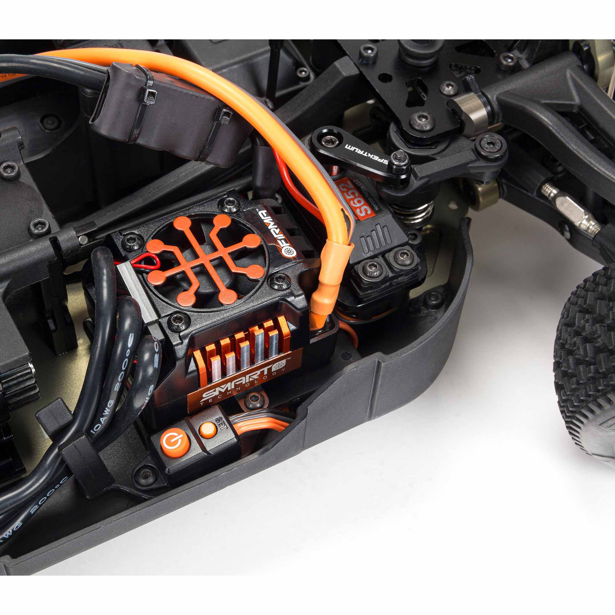 ARRMA 1/8 TYPHON 6S TLR Tuned 4X4 RTR Brushless Buggy, Red/Blue-ARA8406