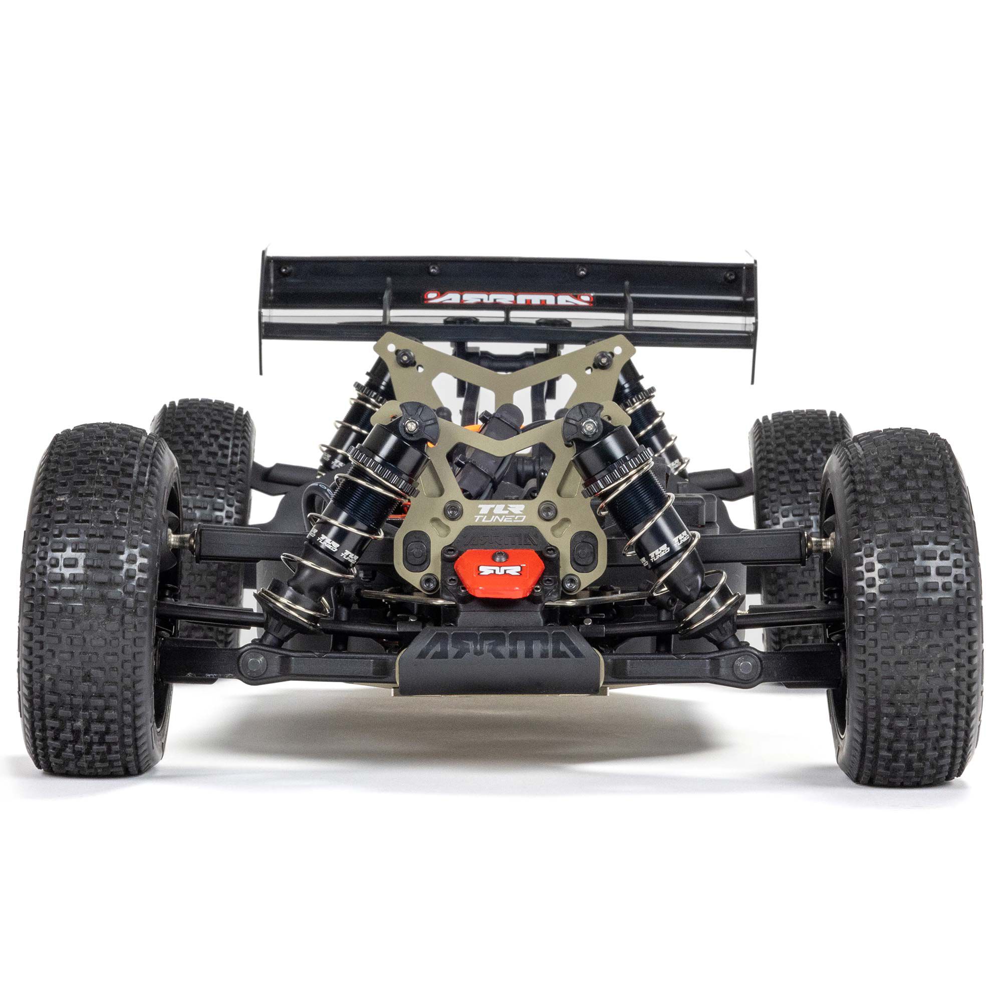 ARRMA 1/8 TYPHON 6S TLR Tuned 4X4 RTR Brushless Buggy, Red/Blue-ARA8406