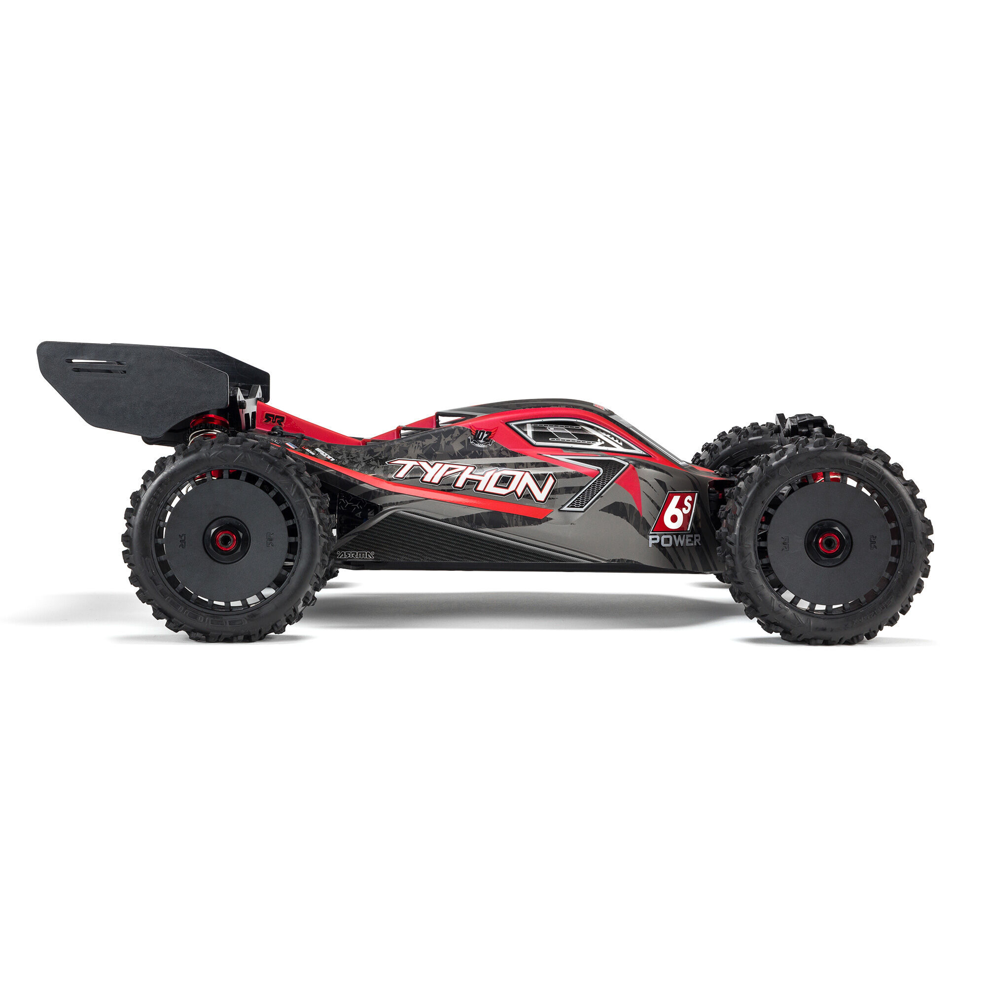ARRMA 1/8 TYPHON 6S 4X4 RTR Brushless Buggy, Black-ARA8606V5