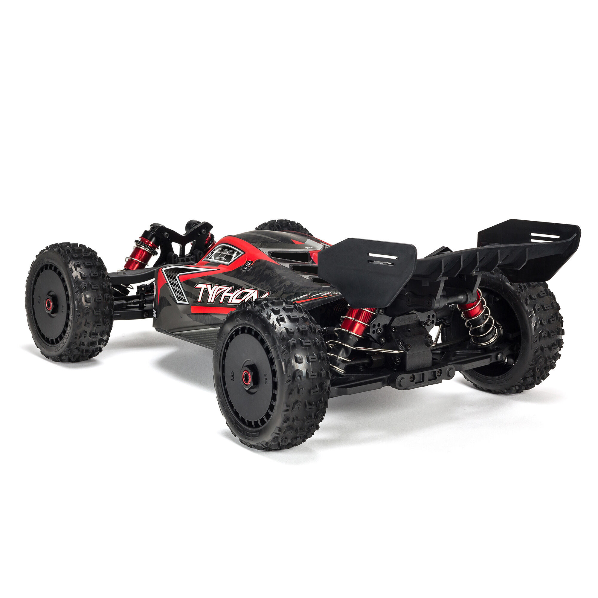 ARRMA 1/8 TYPHON 6S 4X4 RTR Brushless Buggy, Black-ARA8606V5