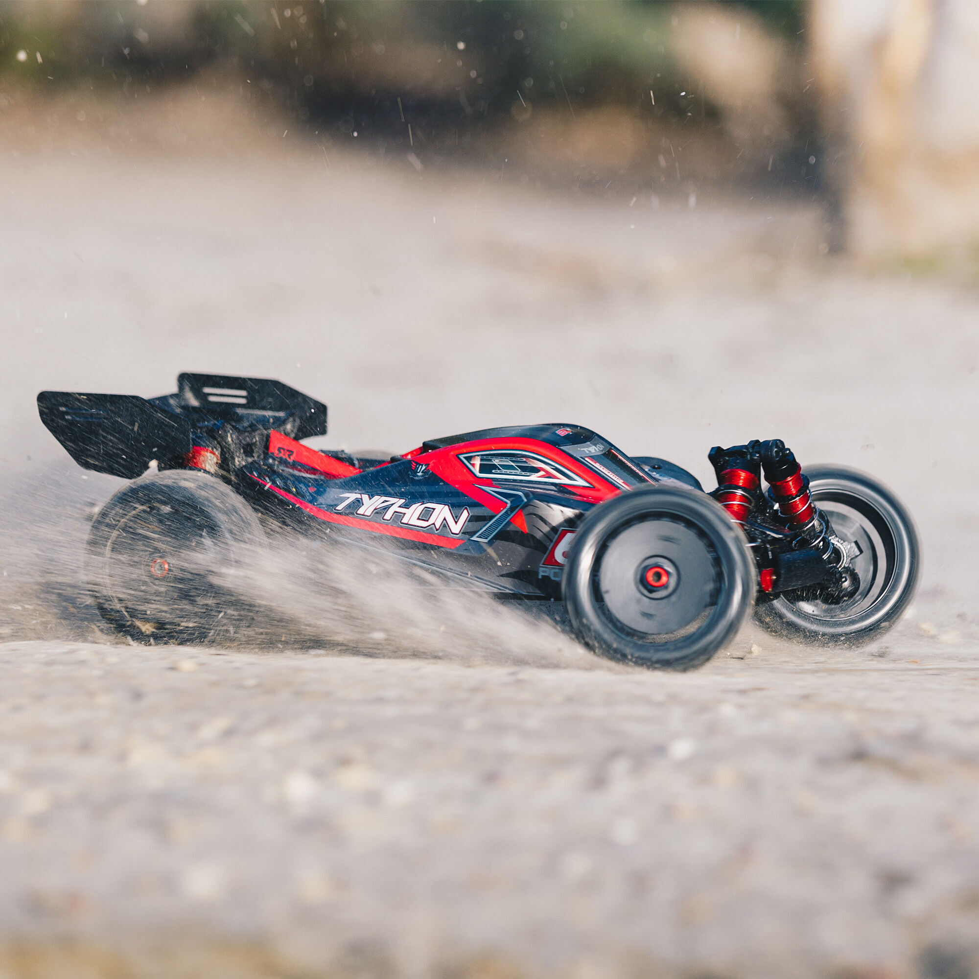 ARRMA 1/8 TYPHON 6S 4X4 RTR Brushless Buggy, Black-ARA8606V5