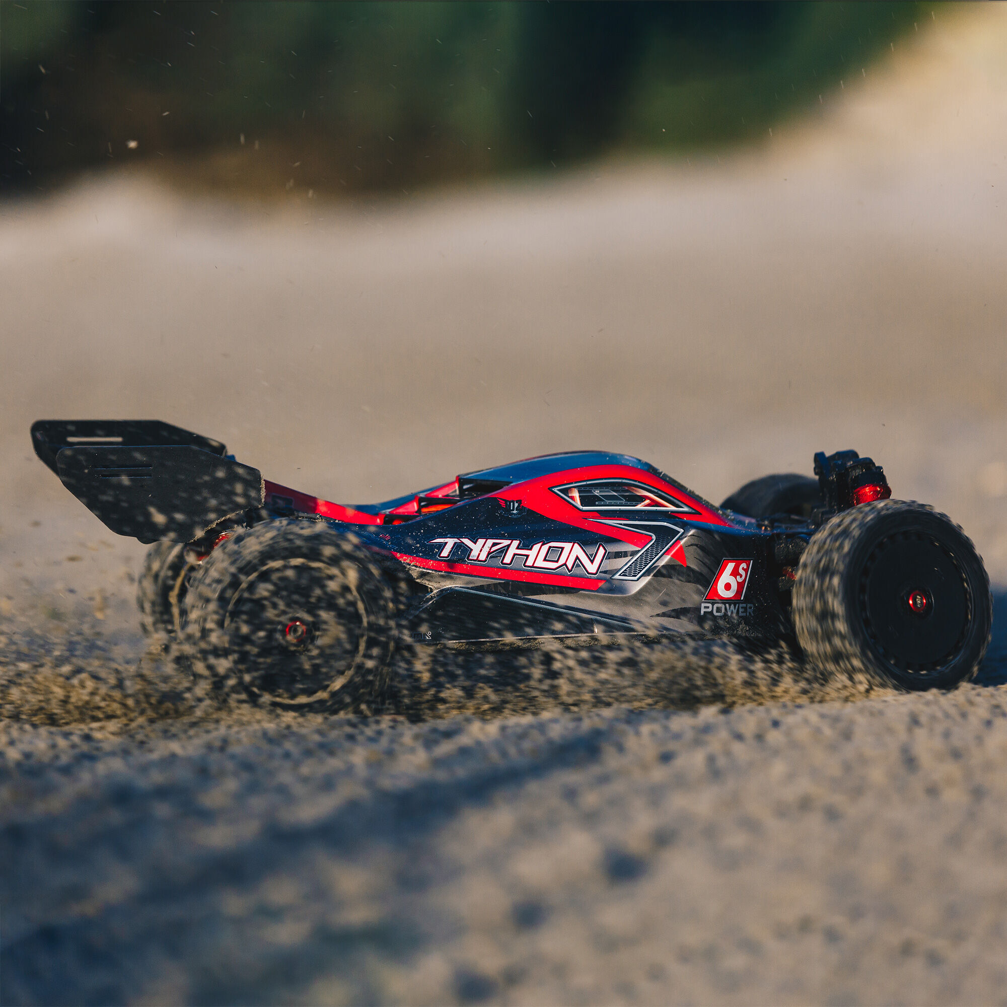 ARRMA 1/8 TYPHON 6S 4X4 RTR Brushless Buggy, Black-ARA8606V5