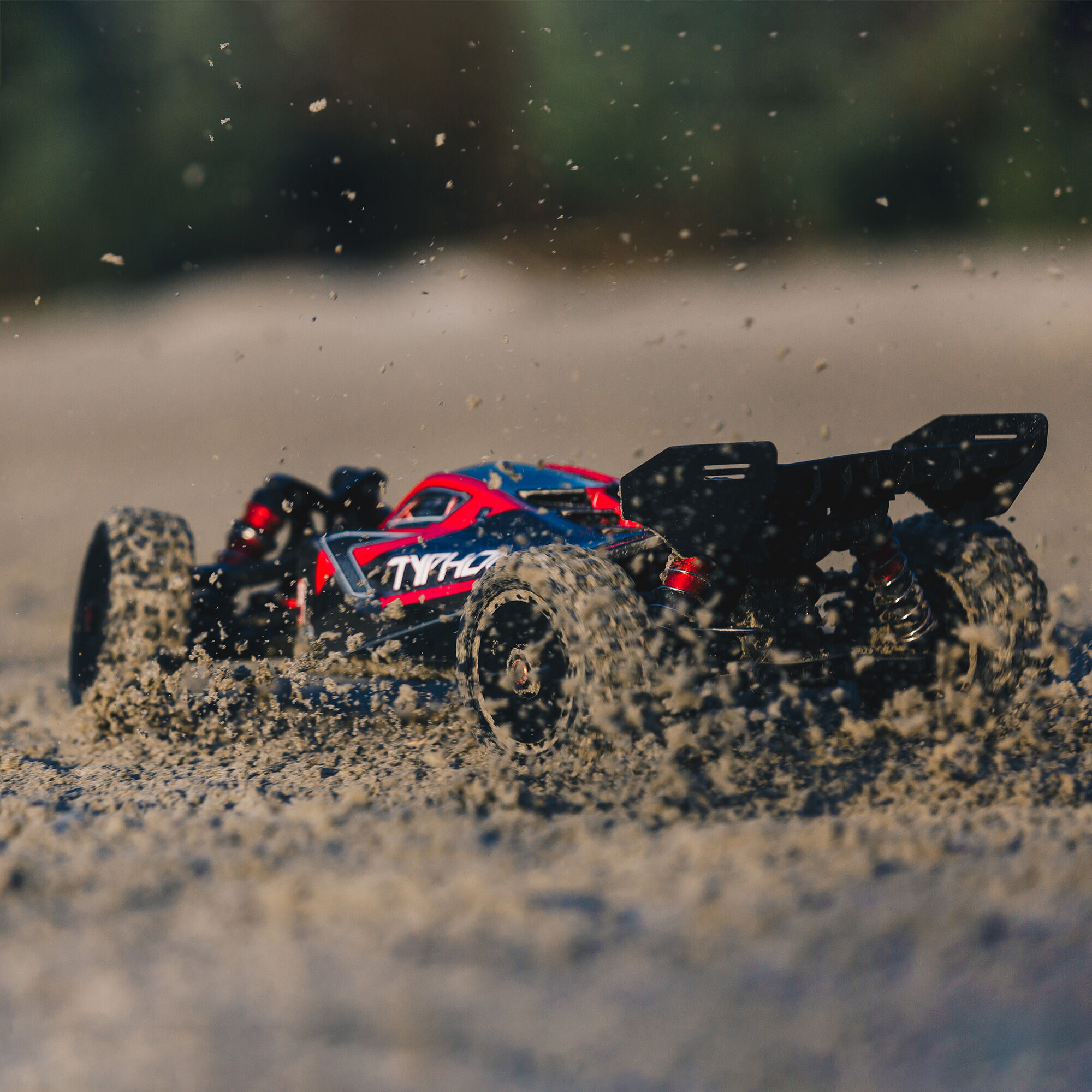 ARRMA 1/8 TYPHON 6S 4X4 RTR Brushless Buggy, Black-ARA8606V5