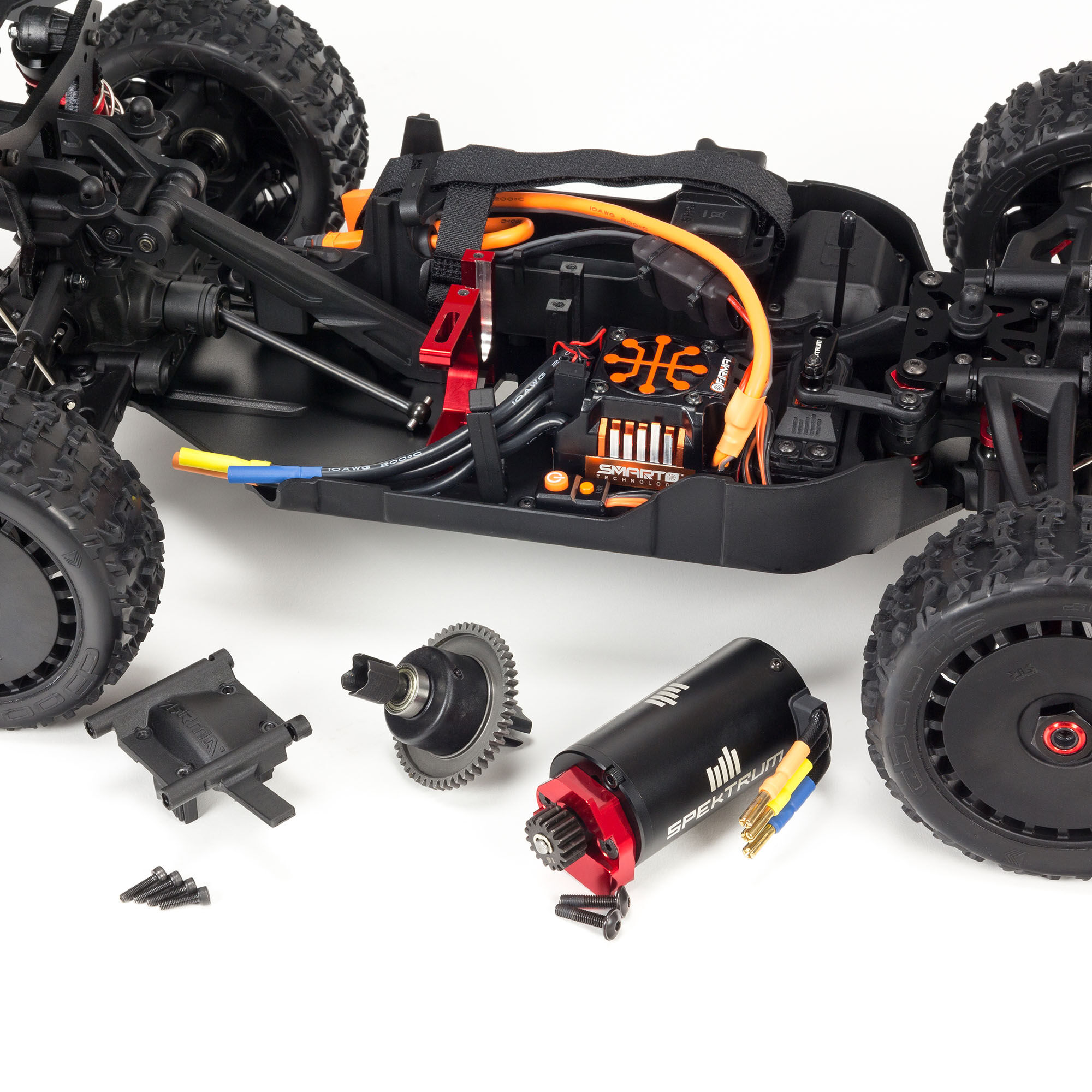 ARRMA 1/8 TYPHON 6S 4X4 RTR Brushless Buggy, Black-ARA8606V5