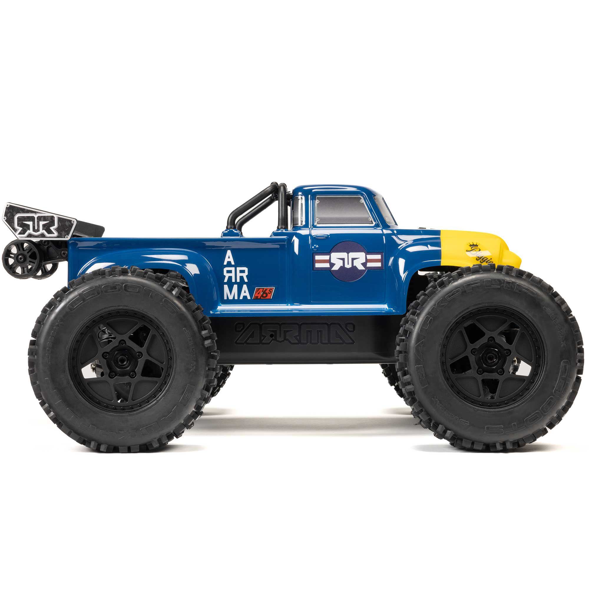 ARRMA 1:8 NOTORIOUS 6S 4X4 RTR Brushless Stunt Truck-ARA8611V6T1