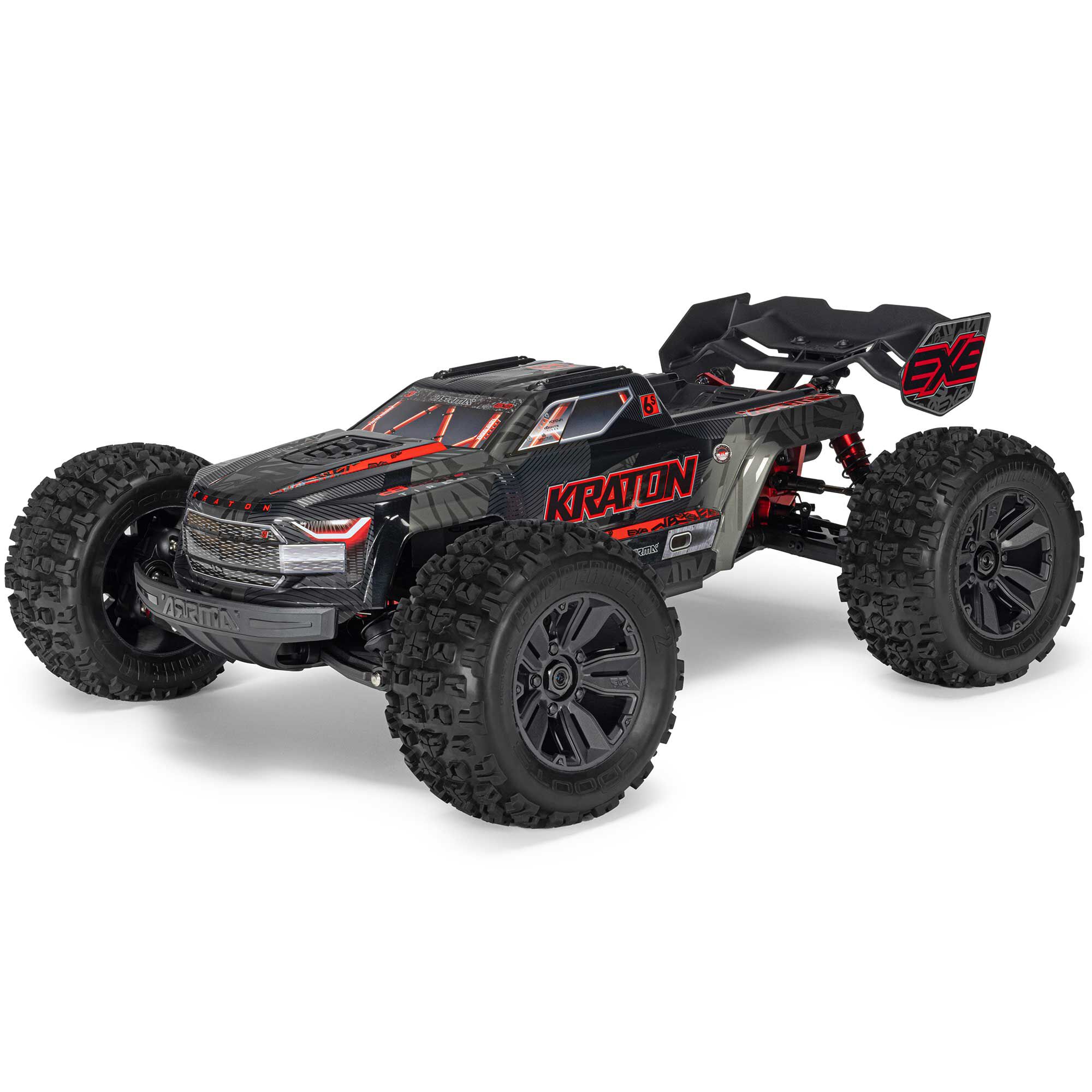 ARRMA 1:8 KRATON EXB 6S 4X4 RTR Brushless Monster Truck, Black