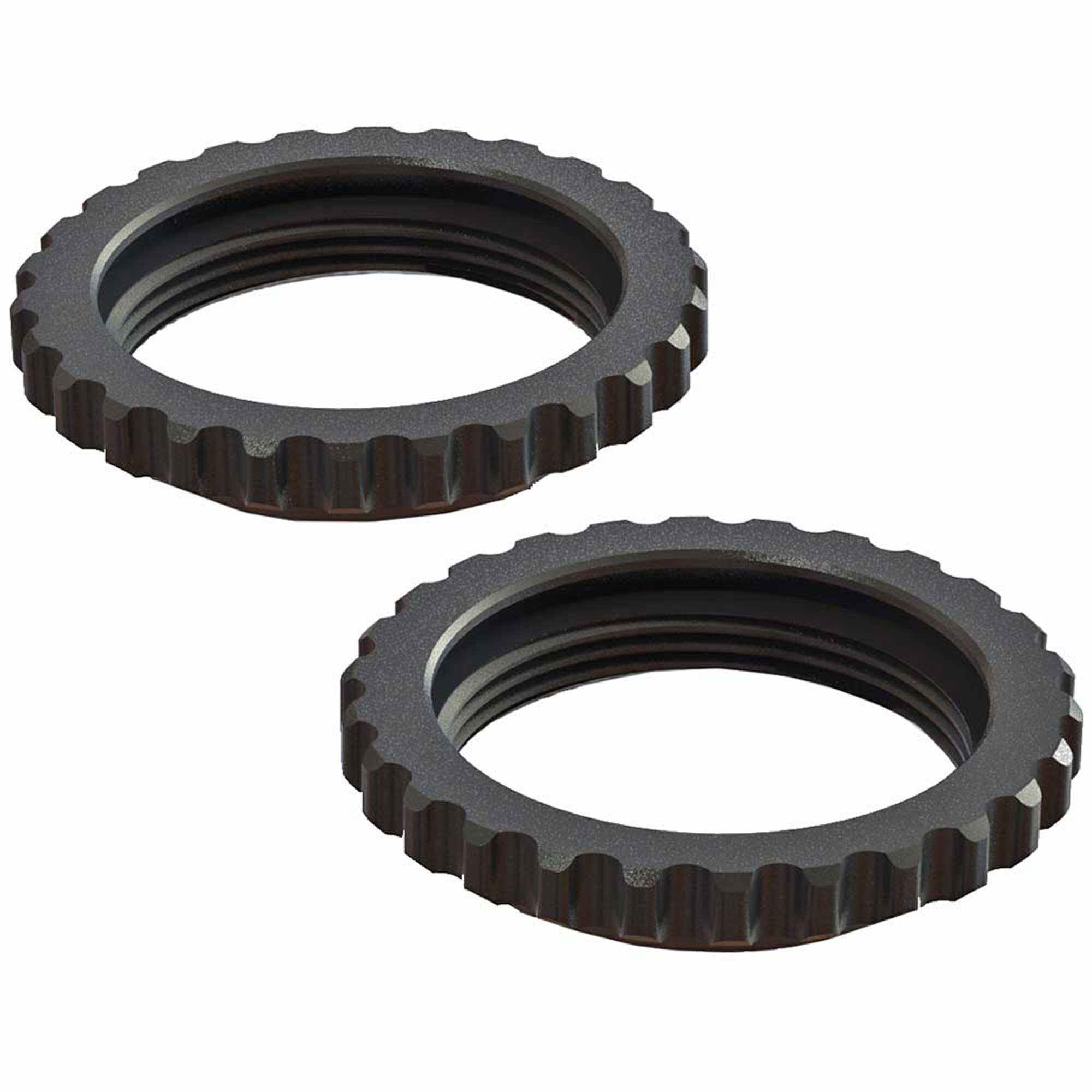 ARRMA Shock Collar Aluminum, Black (2): 6S-ARAC8964