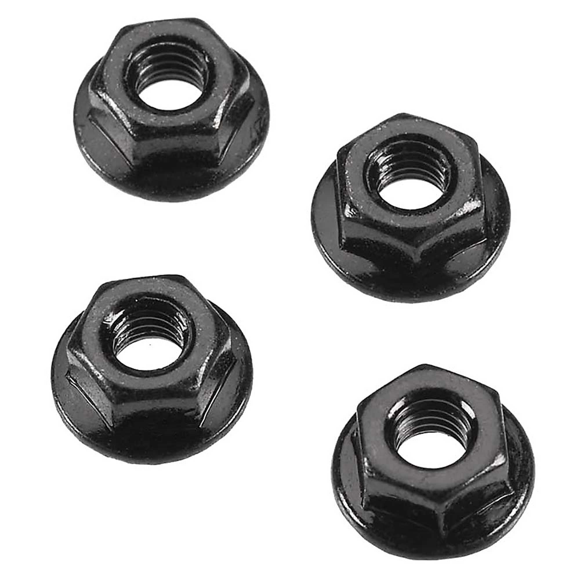 ARRMA Serrated Flange Wheel Nut 4mm (4)-ARAC9750