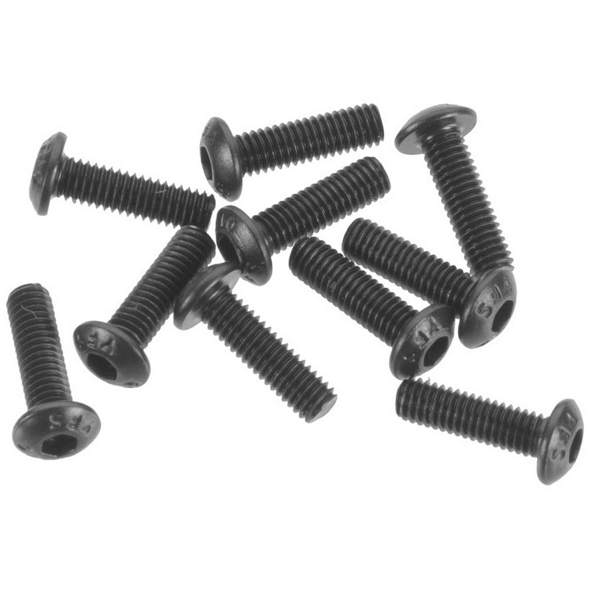 ARRMA Button Head Screw 3x10mm (10)-ARAC9800