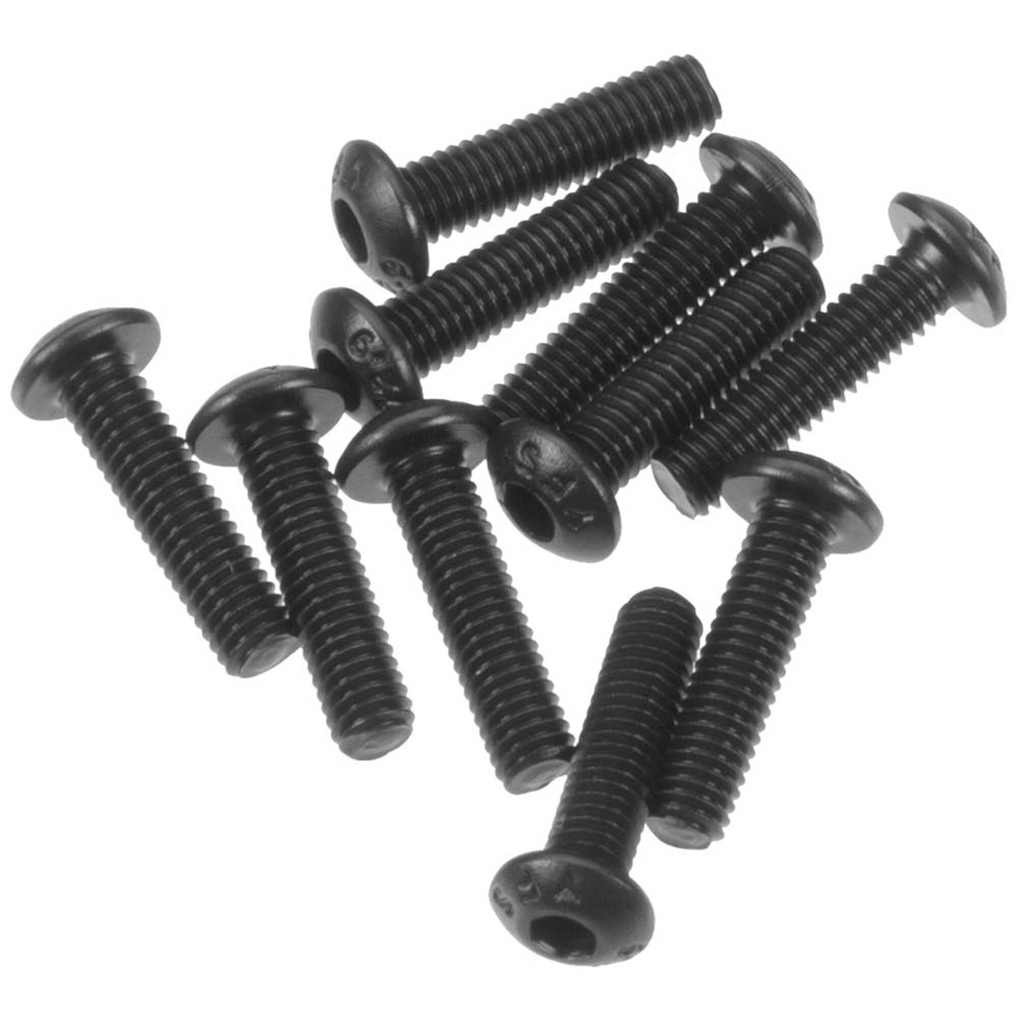 ARRMA Button Head Screw 3x12mm (10)-ARAC9801
