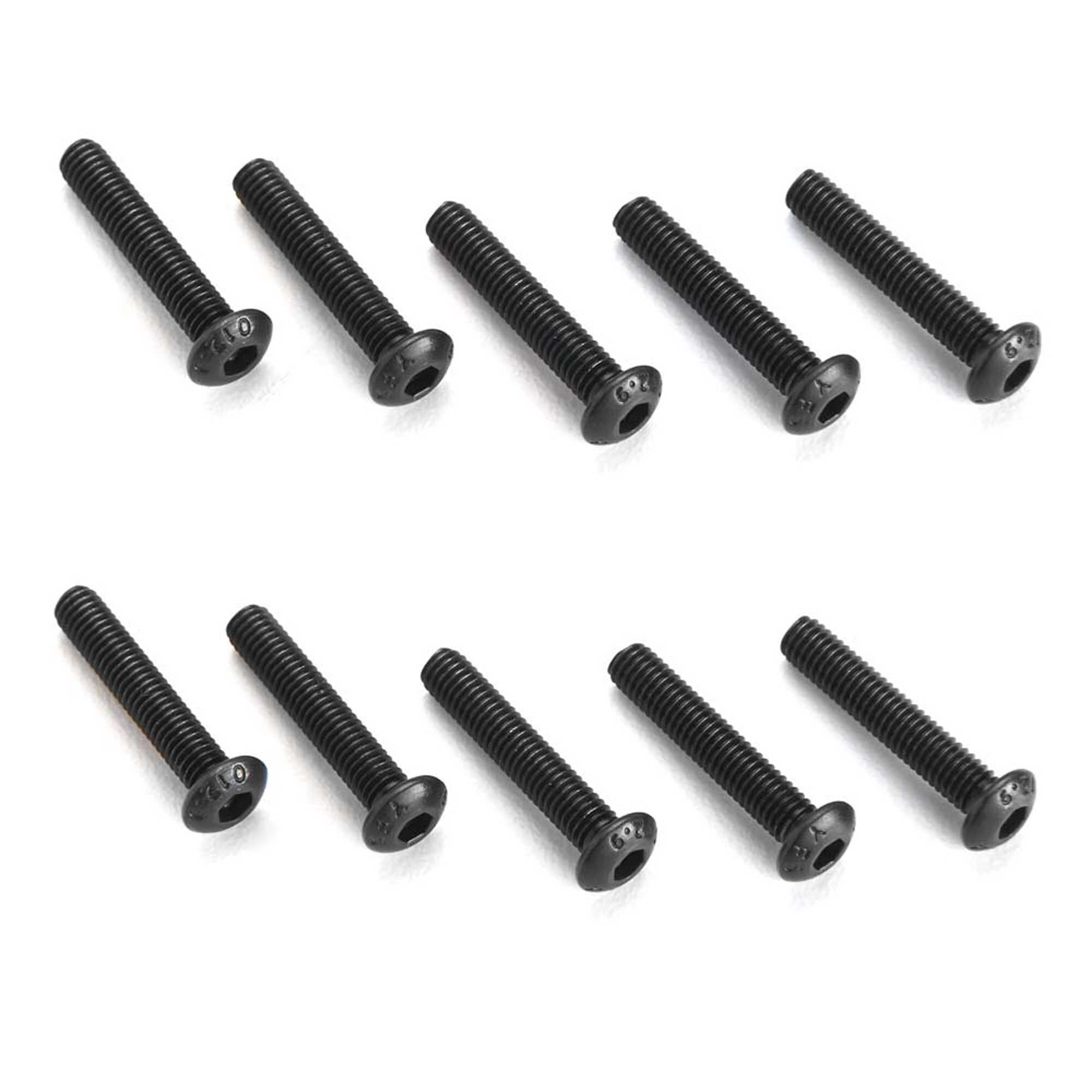 ARRMA Button Head Screw 3x16mm (10)-ARAC9840