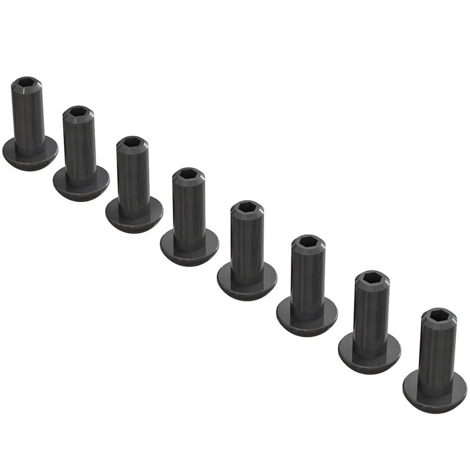 ARRMA Double Socket Button Head Screw 4x10mm (8)-ARAC9870