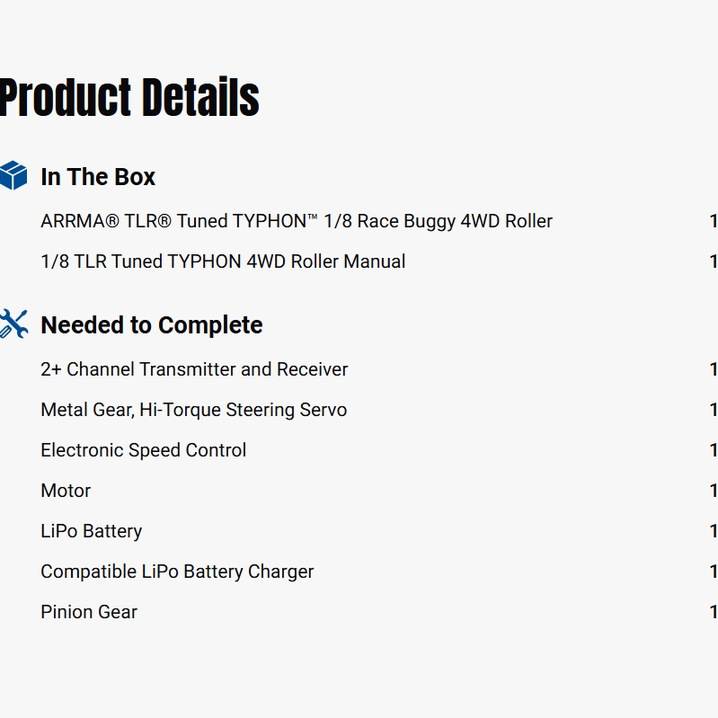 ARRMA 1:8 TYPHON 6S TLR Tuned 4X4 Roller Brushless Buggy, Pink/Purple-ARA8306